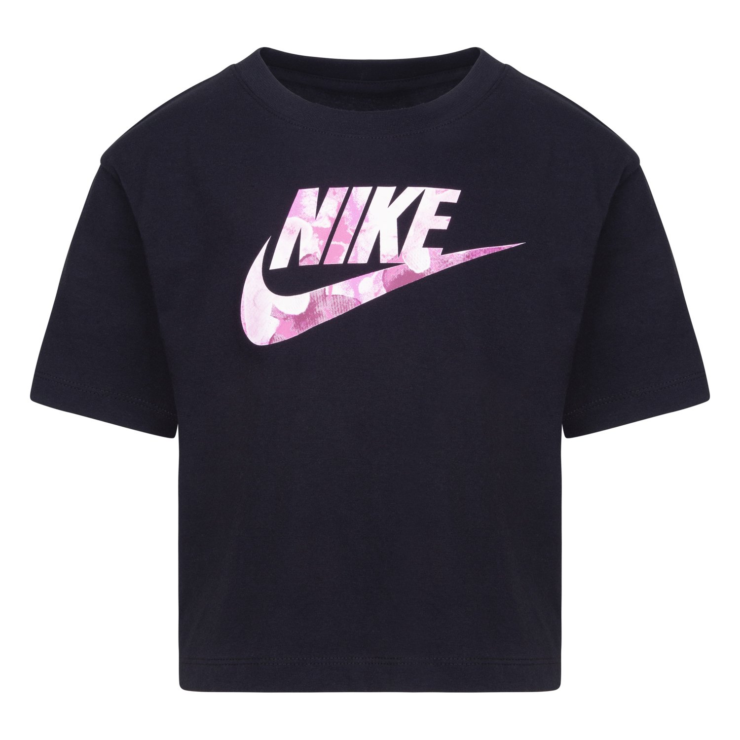 Pink and clearance black nike shirt