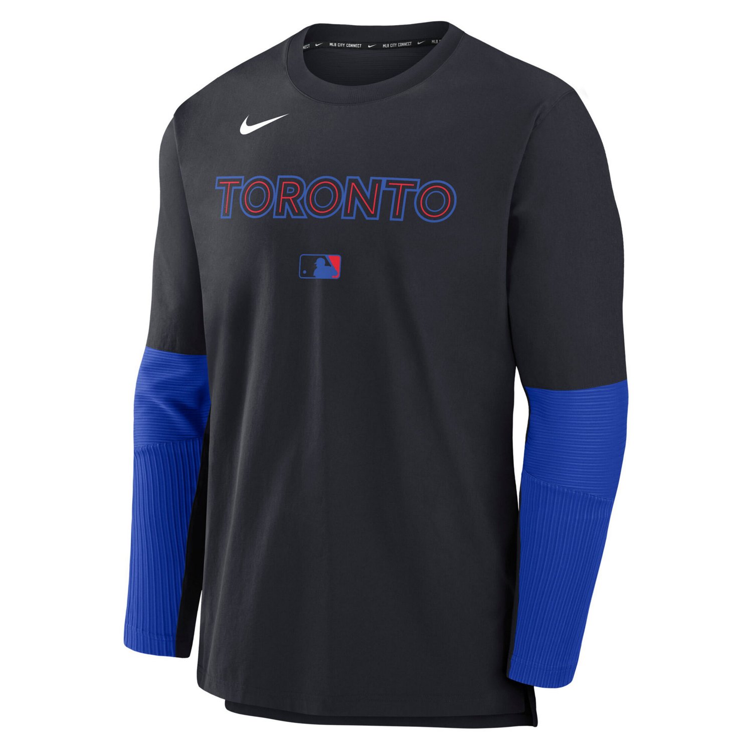 Nike Toronto Blue Jays Authentic Collection City Connect Lightweight Player Tri-Blend Performance Long Sleeve T-Shirt            - view number 2