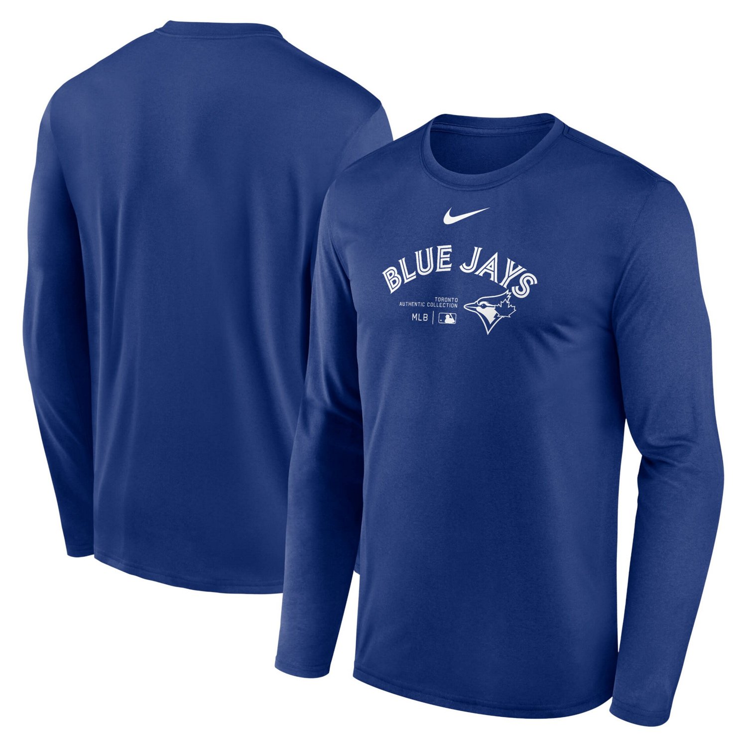 Nike Toronto Blue Jays Authentic Collection Practice Performance Long Sleeve T-Shirt