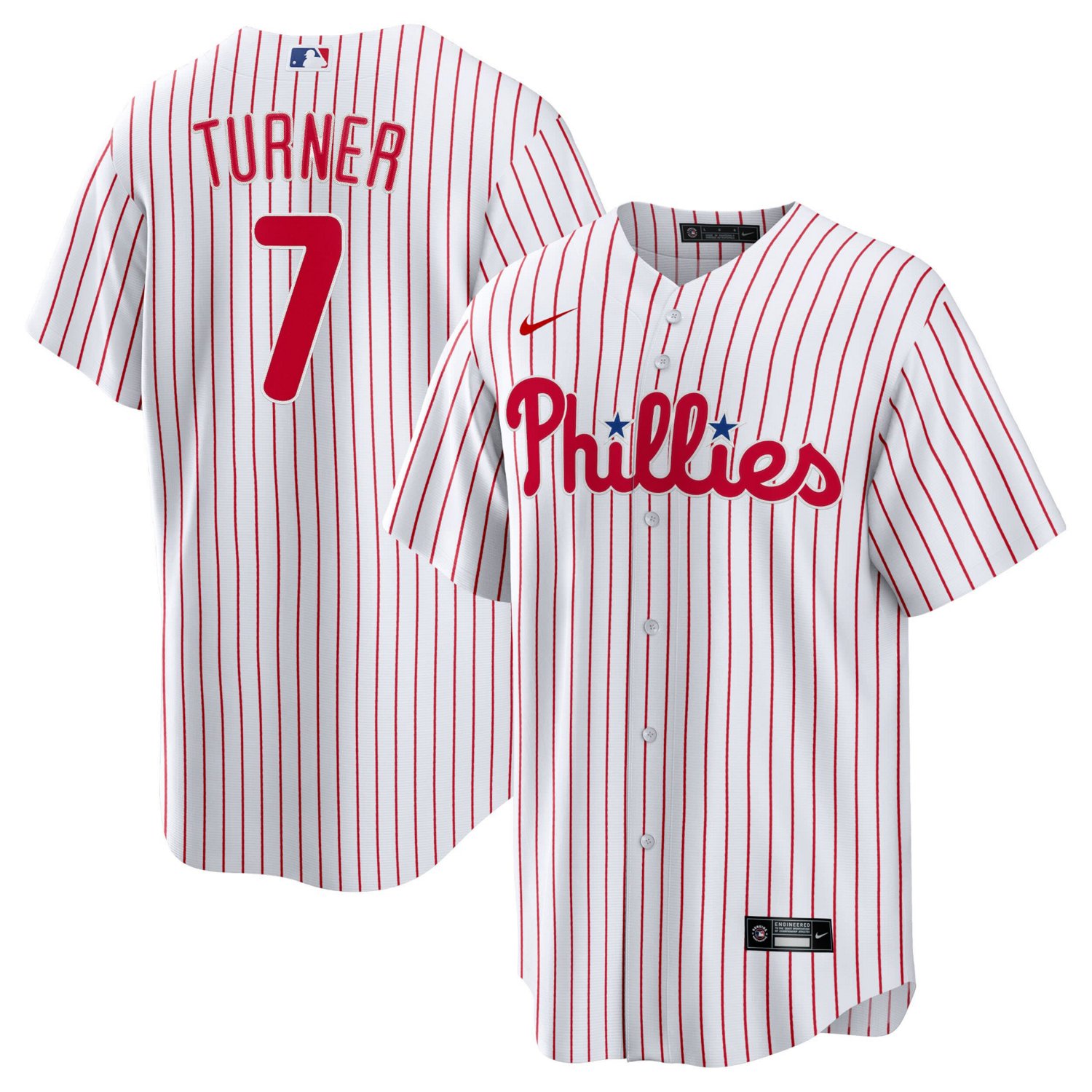 Nike Trea Turner Philadelphia Phillies Home Replica Player Jersey