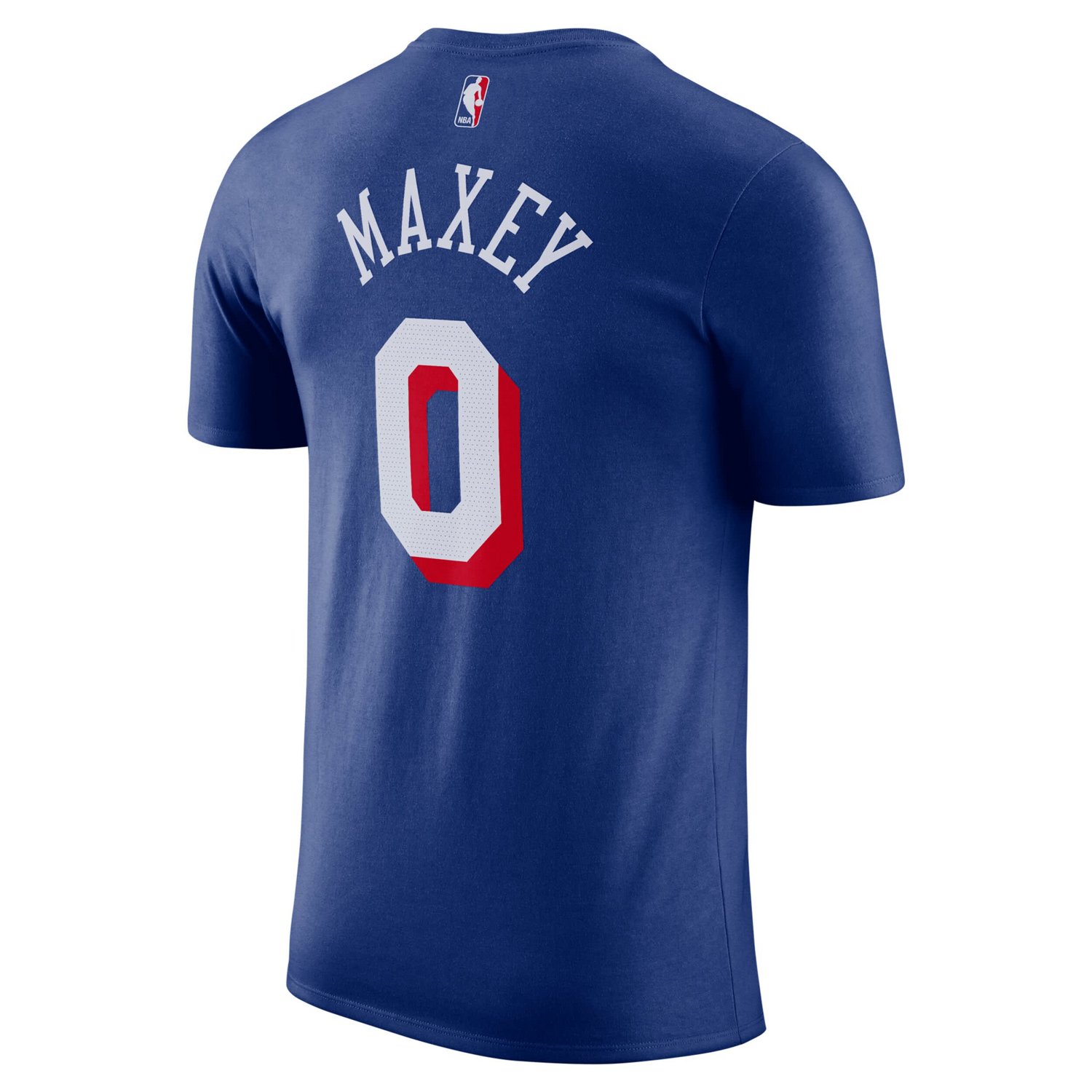 Nike Tyrese Maxey Philadelphia 76ers Icon Edition Name  Number T-Shirt - view number 3