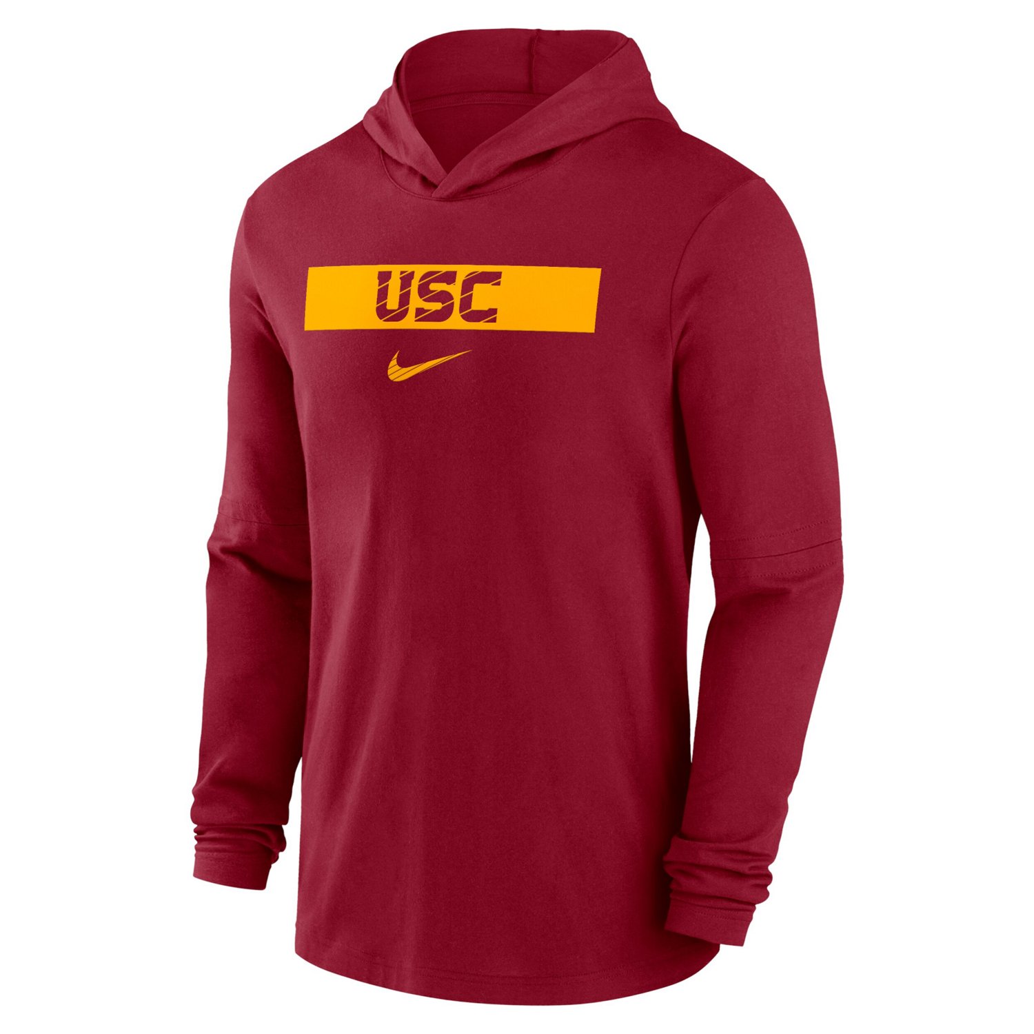 Nike USC Trojans 2024 Sideline Hoodie Performance Long Sleeve T-Shirt - view number 2