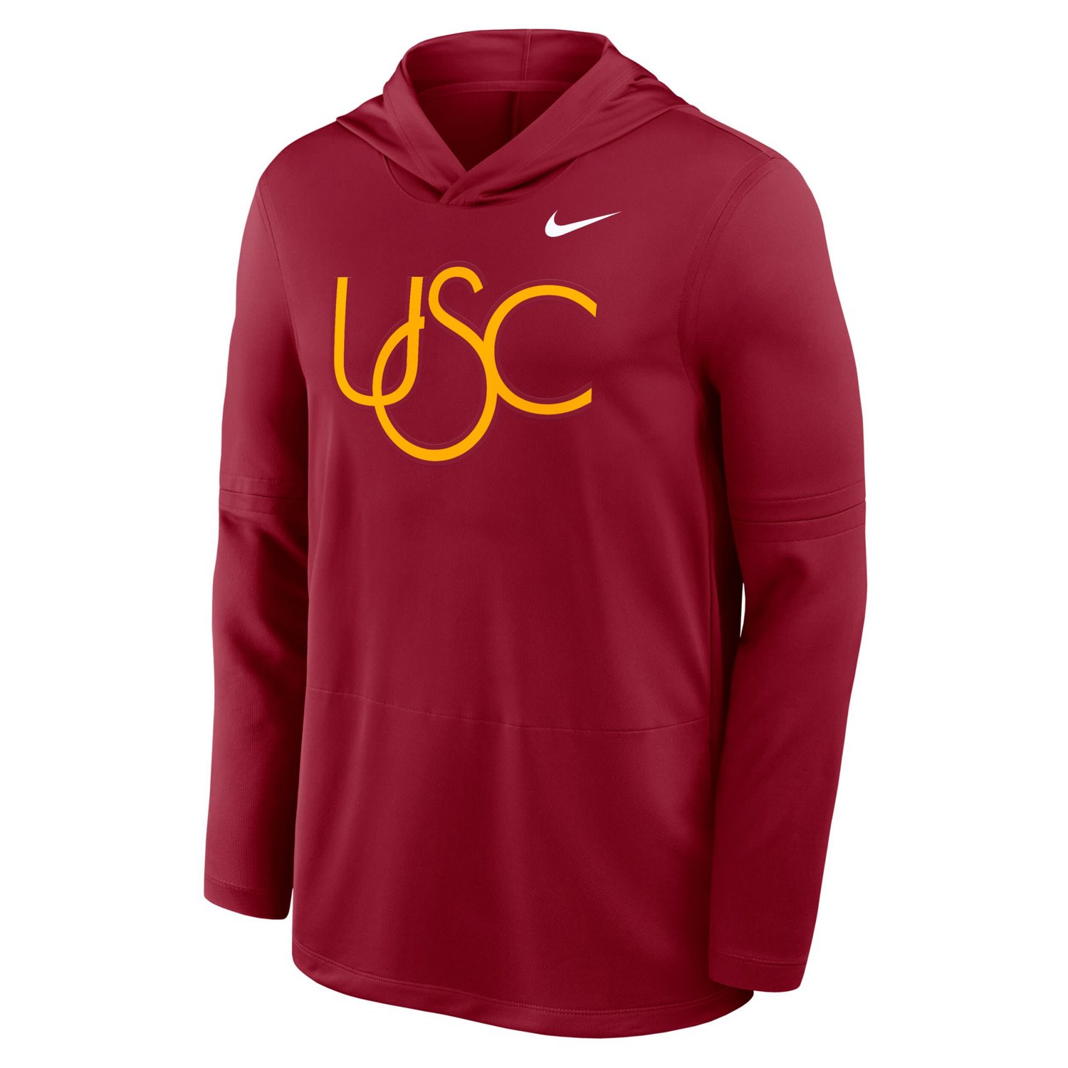 Nike USC Trojans 2025 Sideline Performance Long Sleeve Hoodie T-Shirt - view number 4