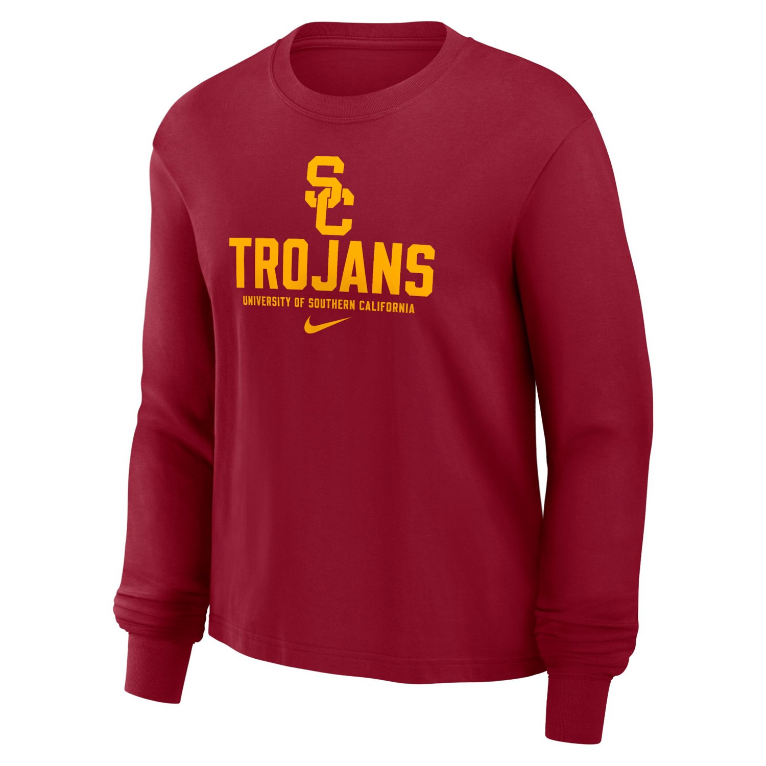 Nike USC Trojans Primetime University Boxy Long Sleeve T-Shirt - view number 2