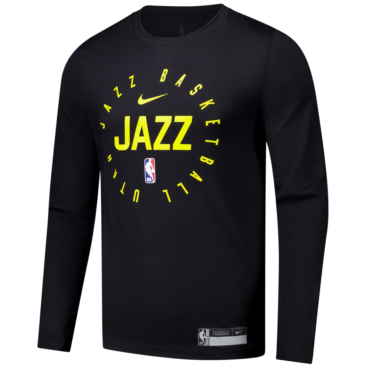 Nike Utah Jazz 2024 25 Legend On-Court Practice Long Sleeve T-Shirt                                                              - view number 2