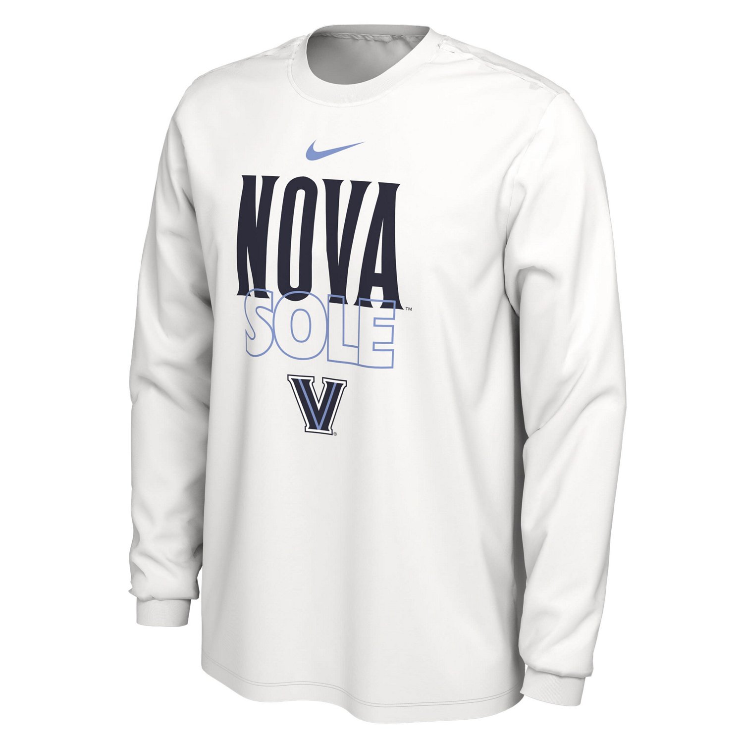 Nike Villanova Wildcats 2023 On Court Bench Long Sleeve T-Shirt                                                                  - view number 2