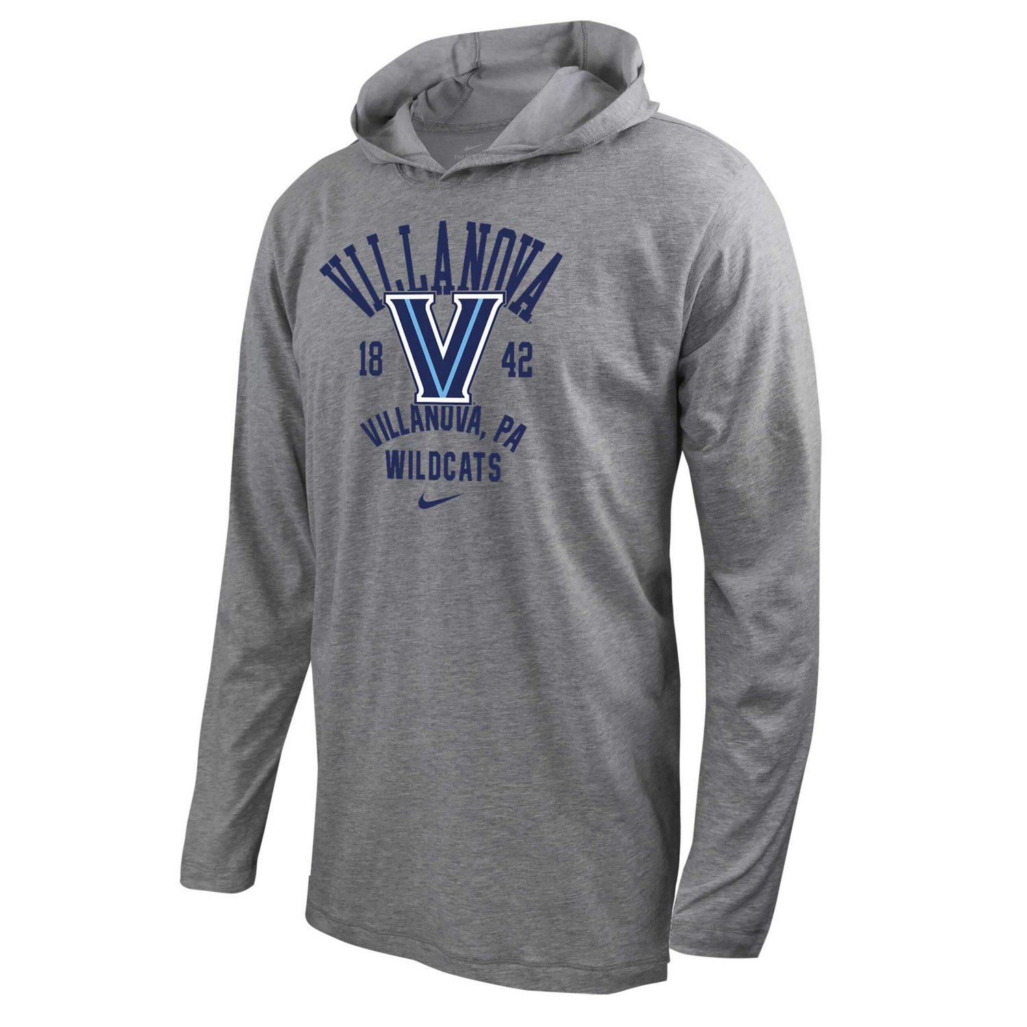 Nike Villanova Wildcats Performance Long Sleeve Hoodie T-Shirt - view number 2