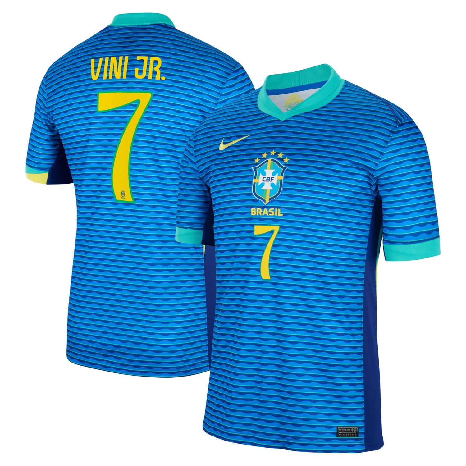 Nike Vini Jr Brazil National Team 2024 Away Replica Jersey