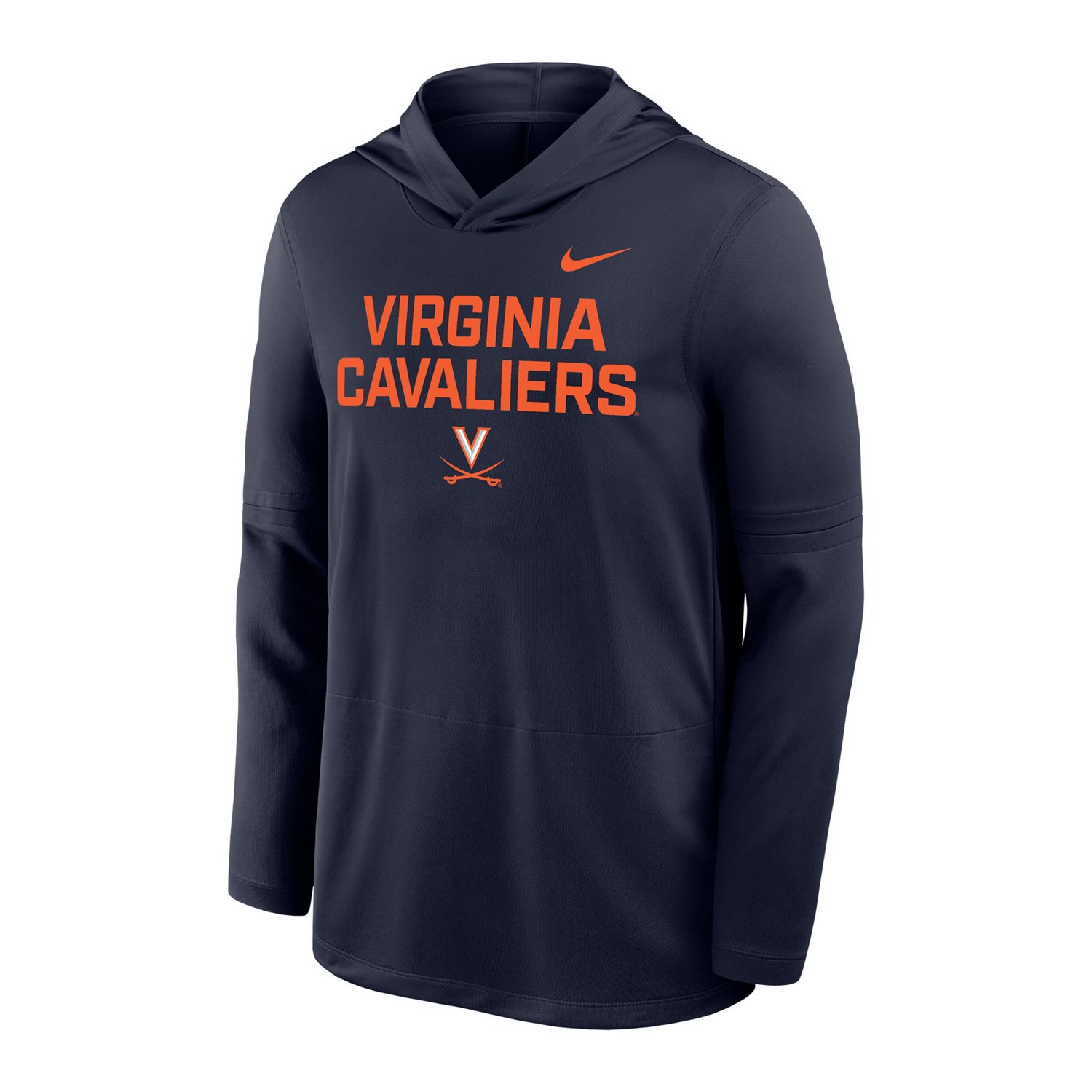 Nike Virginia Cavaliers 2025 Sideline Dri-FIT Long Sleeve Hoodie T-Shirt - view number 2