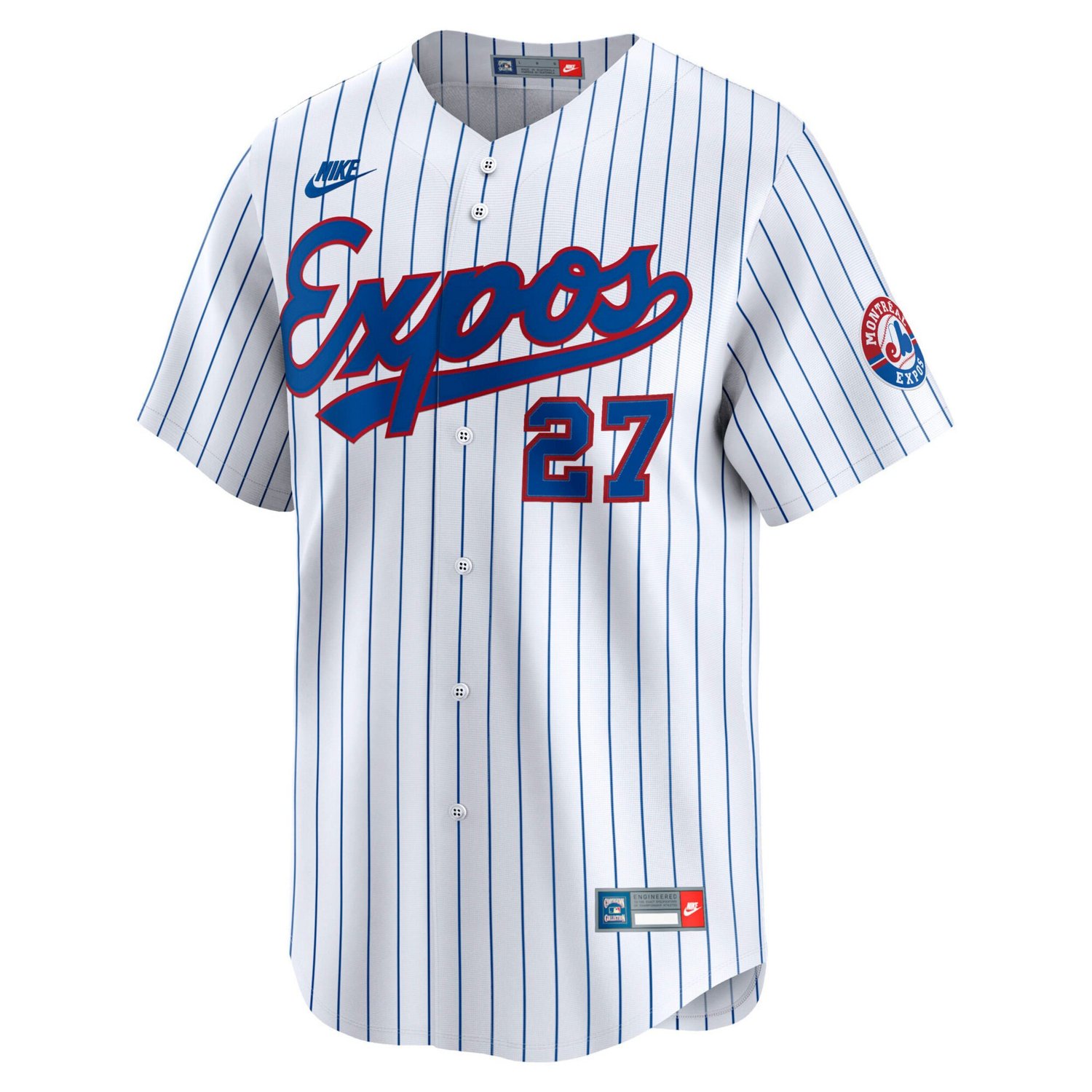Nike Vladimir Guerrero Montreal Expos Throwback Cooperstown Collection Limited Jersey