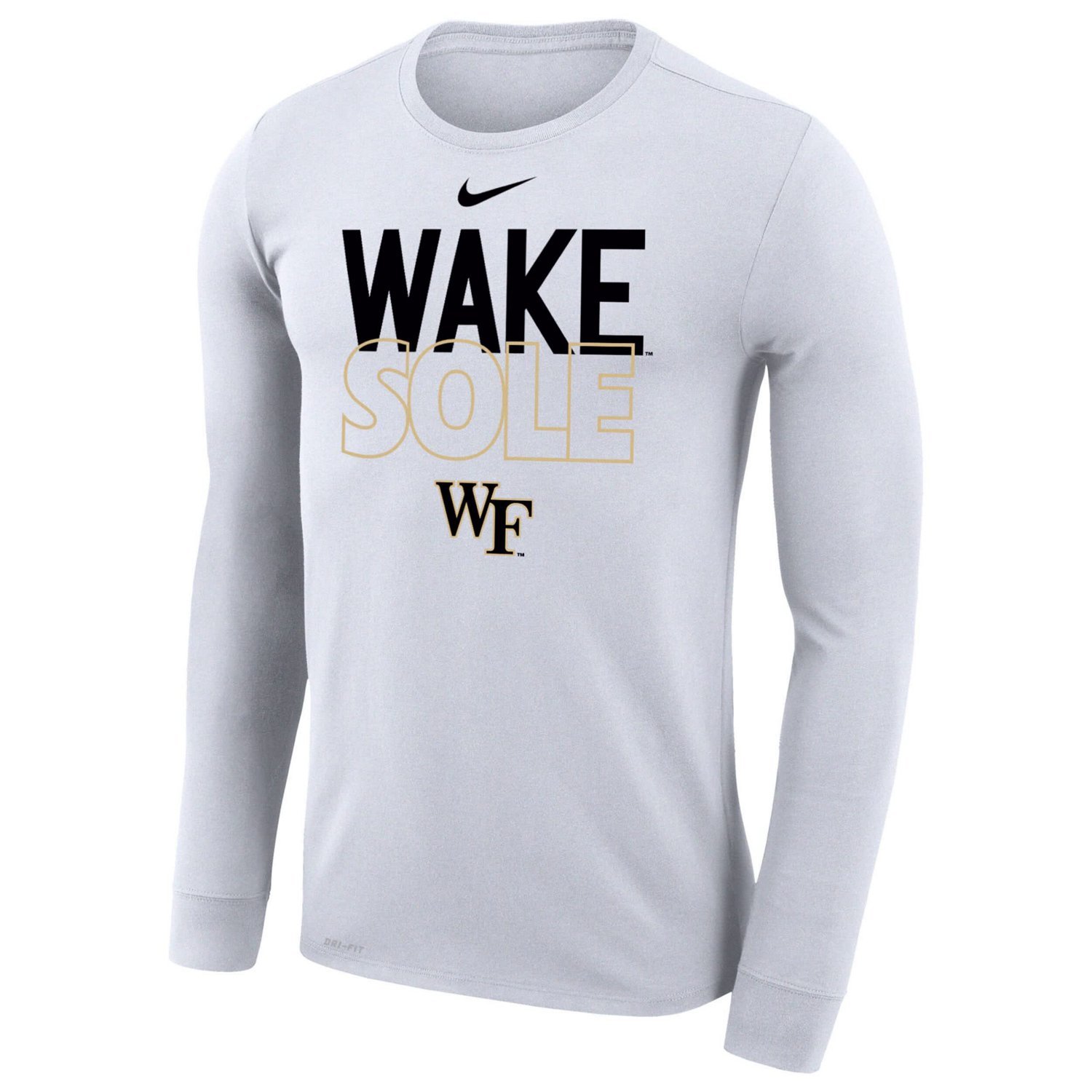 Nike Wake Forest Demon Deacons 2023 On Court Bench Long Sleeve T-Shirt - view number 2