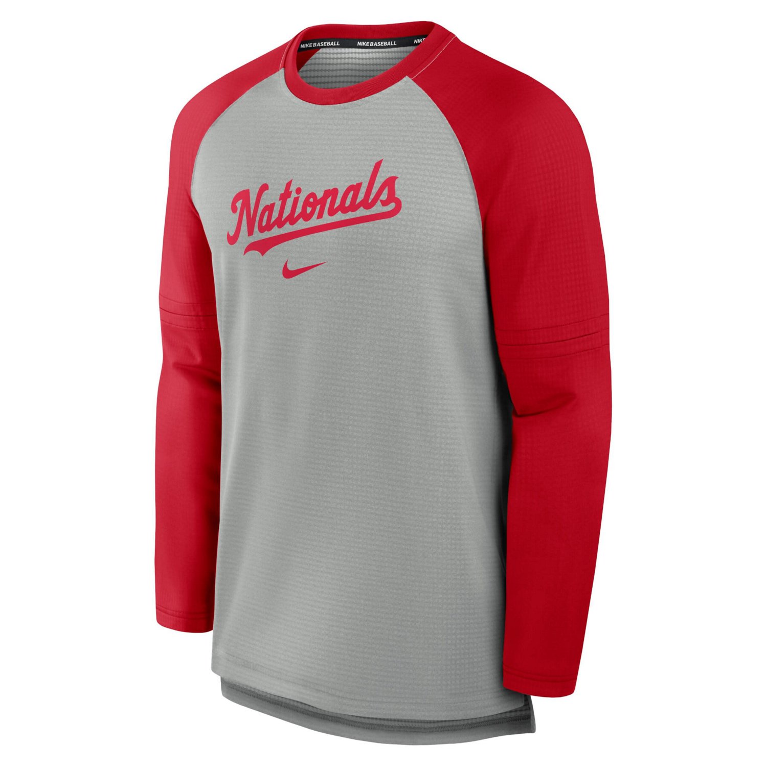 Nike Washington Nationals Authentic Collection Game Time Raglan Performance Long Sleeve T-Shirt - view number 2