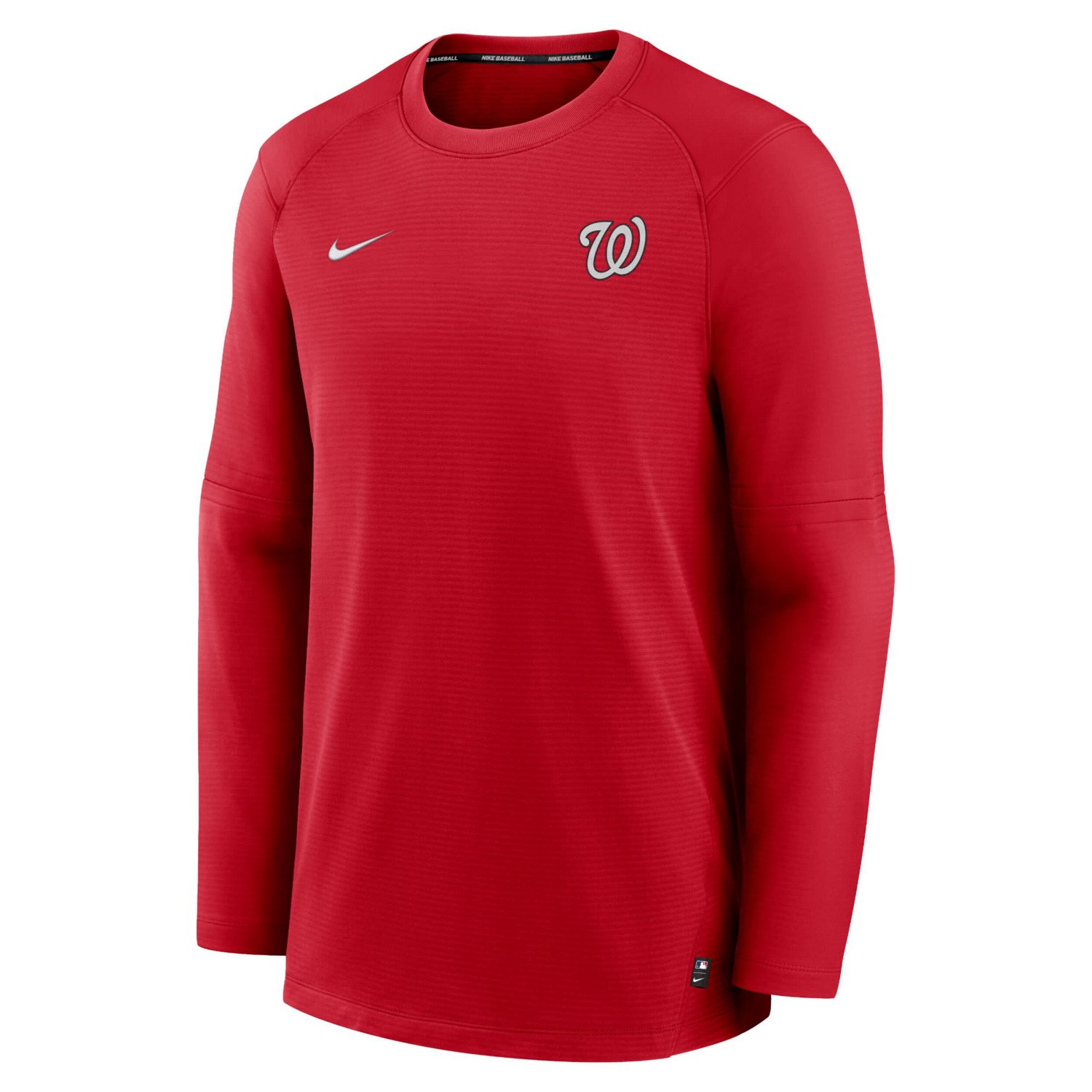 Nike Washington Nationals Authentic Collection Logo Performance Long Sleeve T-Shirt - view number 2