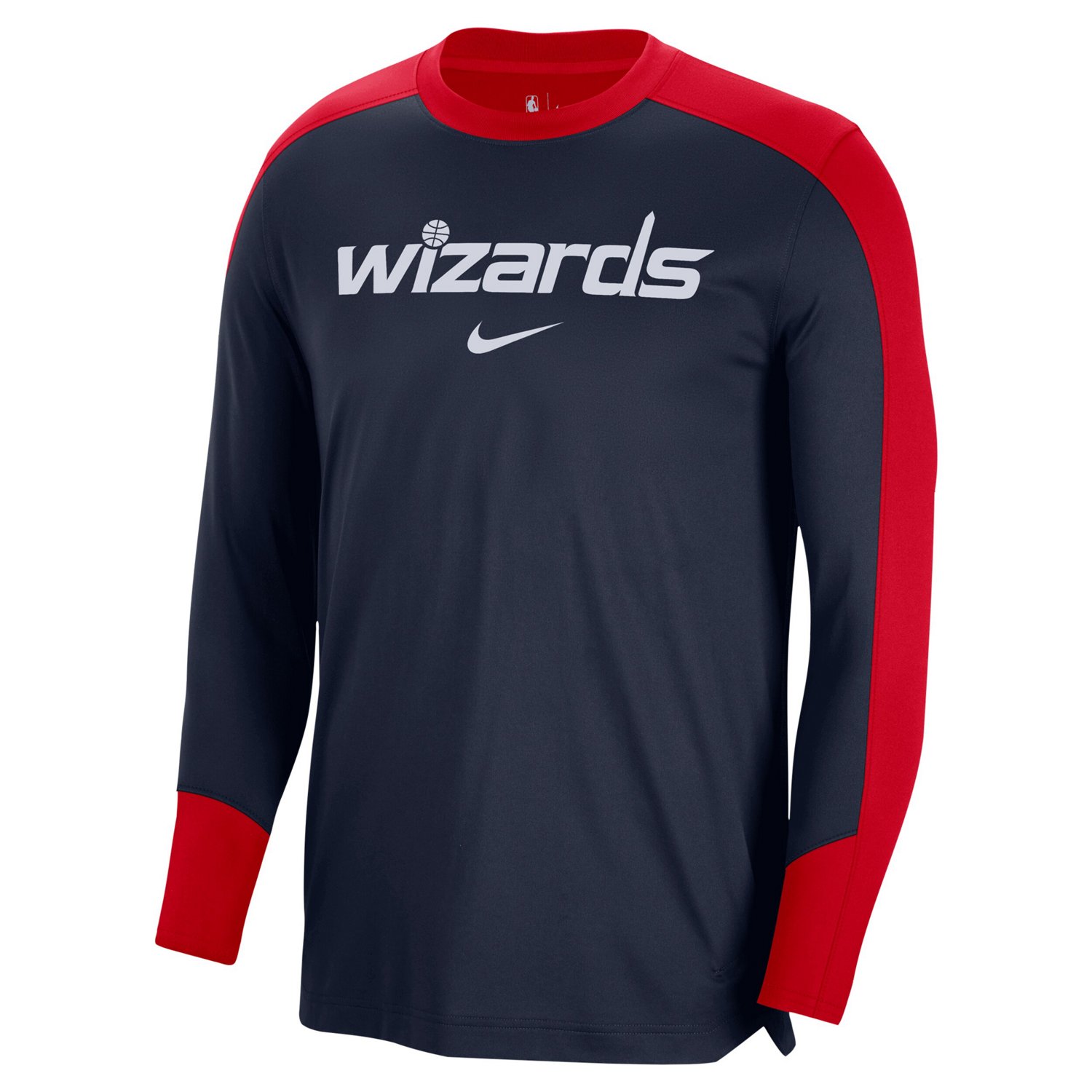 Nike Washington Wizards 2024 25 Authentic Pre-Game Legend Long Sleeve Shooting Shirt                                             - view number 2