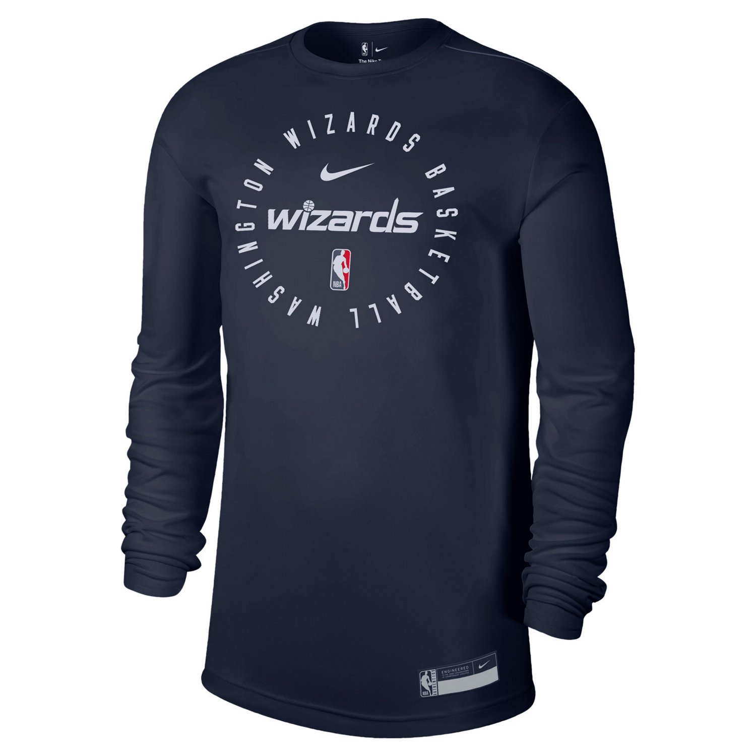 Nike Washington Wizards 2024 25 Legend On-Court Practice Long Sleeve T-Shirt                                                     - view number 2