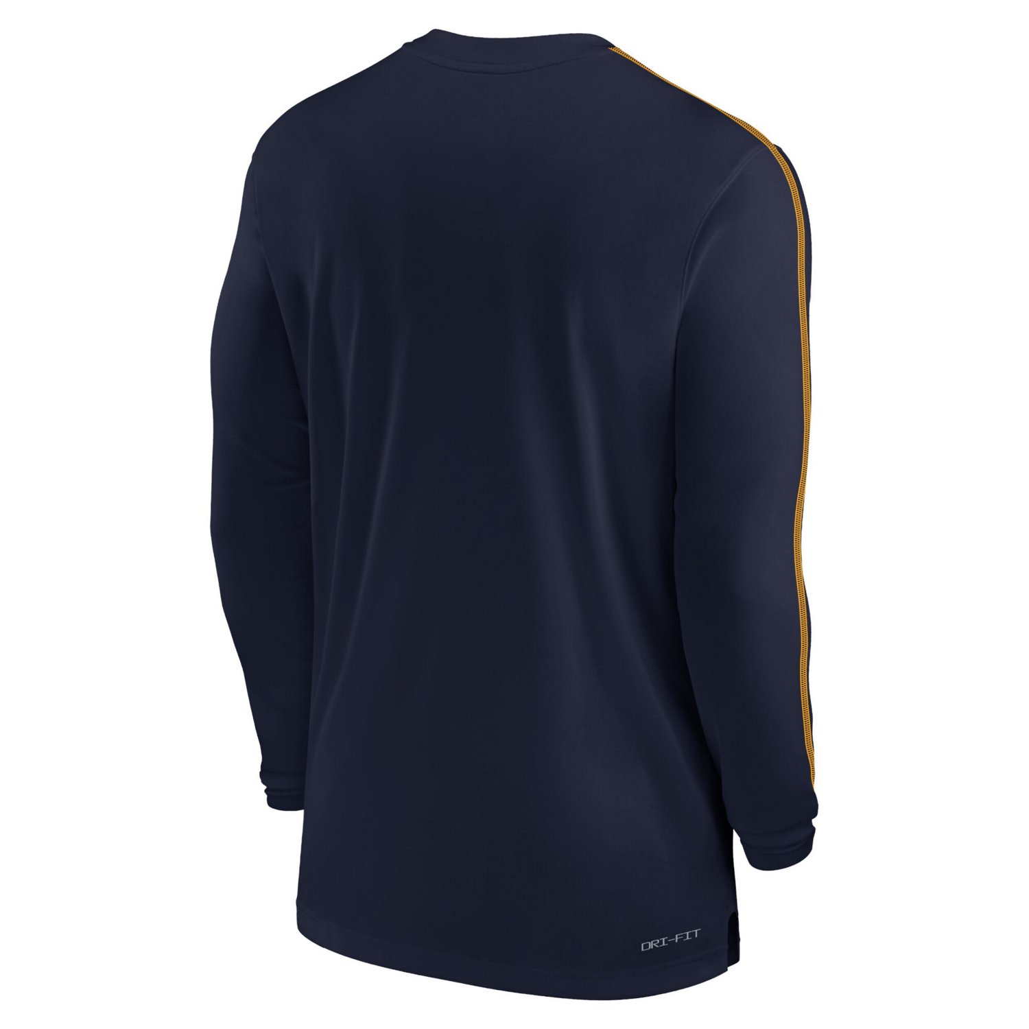 Nike West Virginia Mountaineers 2024 Sideline Coach UV Performance Long Sleeve T-Shirt - view number 3