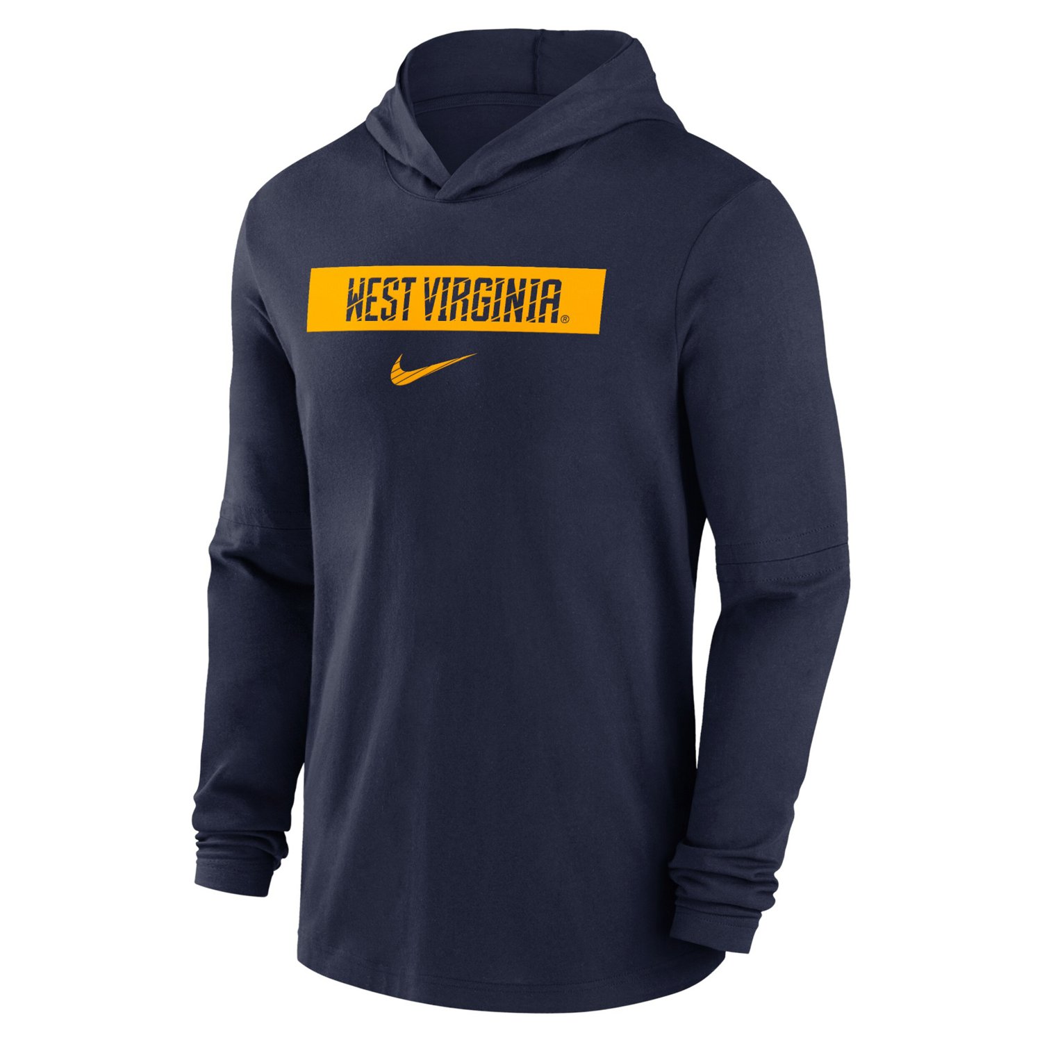 Nike West Virginia Mountaineers 2024 Sideline Hoodie Performance Long Sleeve T-Shirt - view number 2