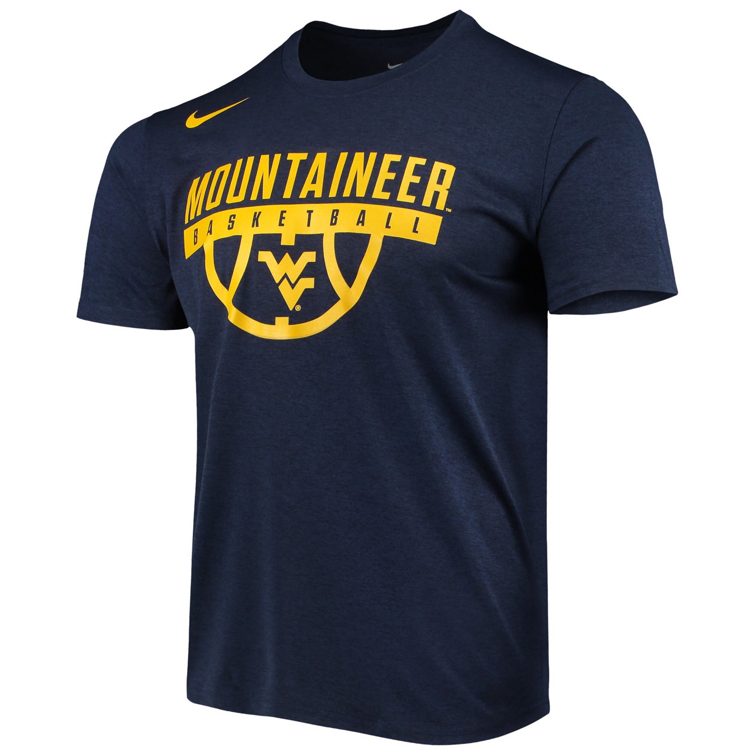 Nike West Virginia Mountaineers Basketball Drop Legend Performance T-Shirt