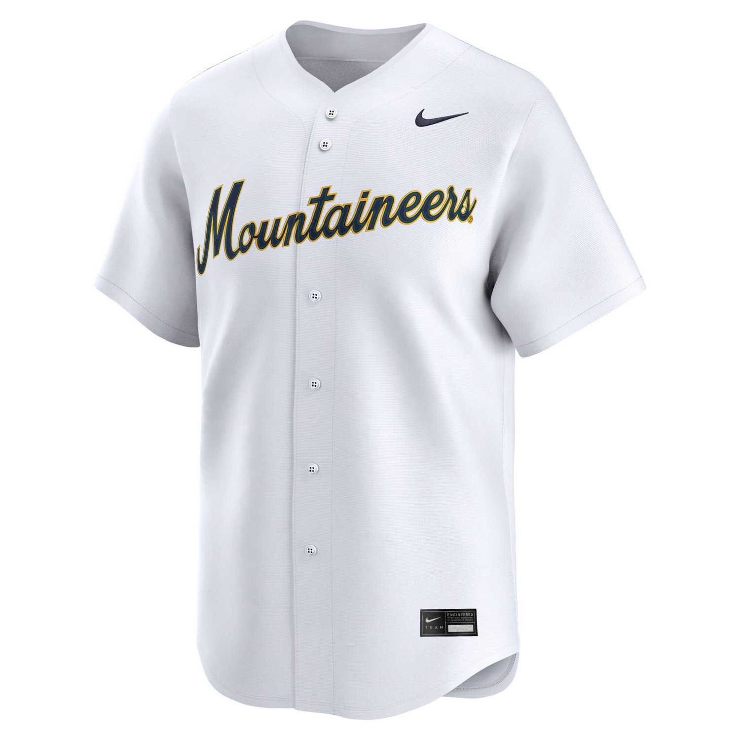 Nike West Virginia Mountaineers College Limited Baseball Jersey - view number 2