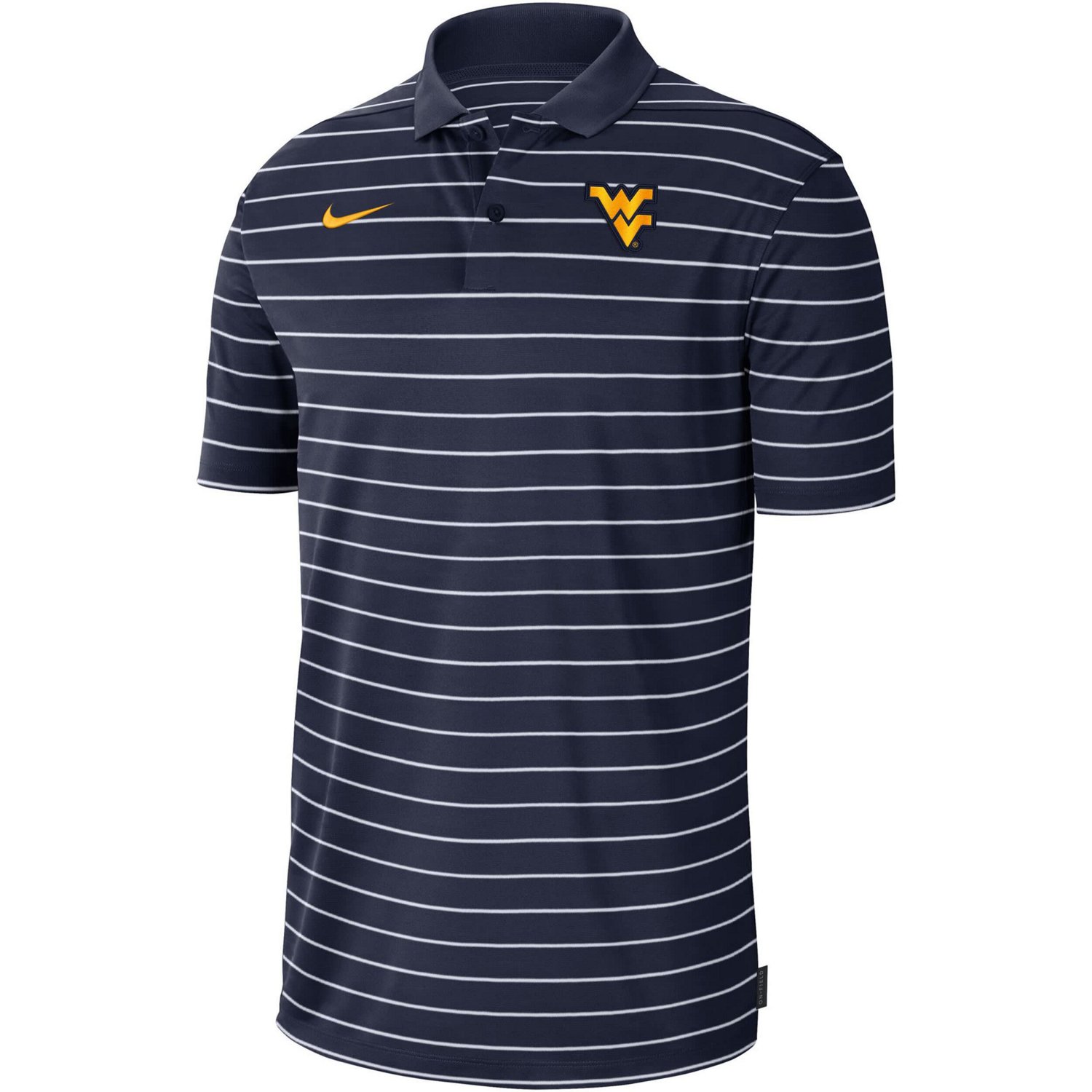 Nike West Virginia Mountaineers Icon Victory Coaches 2023 Early Season Performance Polo - view number 2
