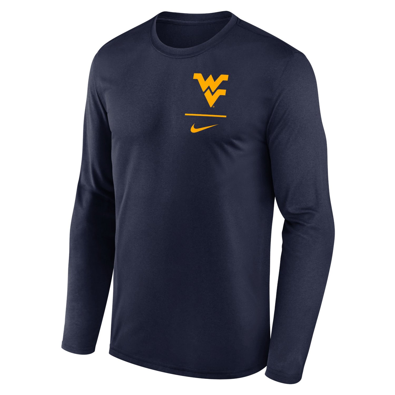 Nike West Virginia Mountaineers Primary Stack Legend Long Sleeve T-Shirt - view number 2