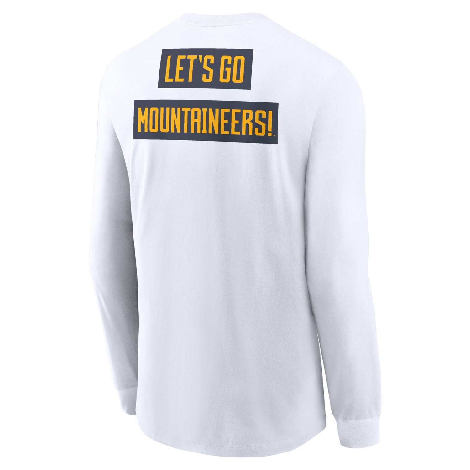 Nike West Virginia Mountaineers Two-Hit Classic Location Long Sleeve T-Shirt                                                     - view number 3