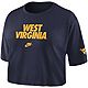 Nike West Virginia Mountaineers Wordmark Cropped T-Shirt                                                                         - view number 2