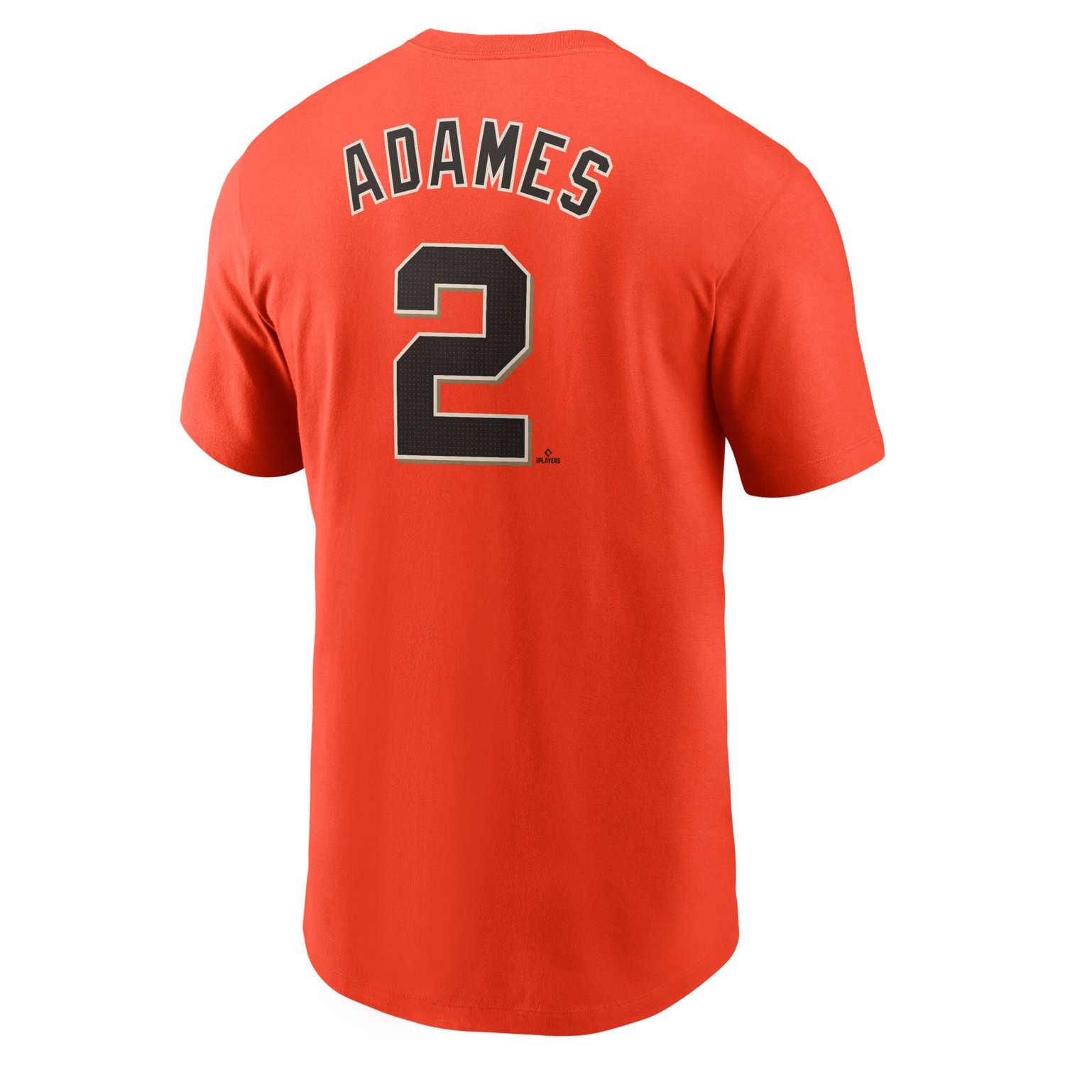 Nike Willy Adames San Francisco Giants Fuse Name  Number T-Shirt