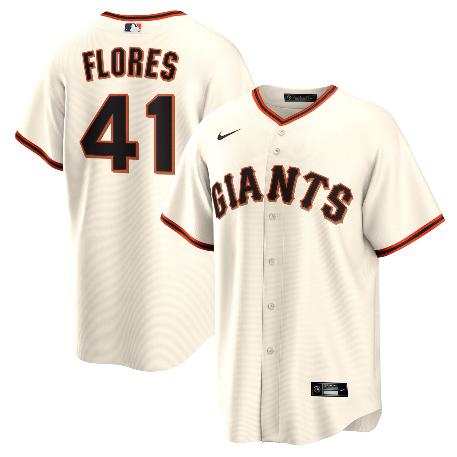 Nike Wilmer Flores San Francisco Giants Home Replica Jersey - view number 1