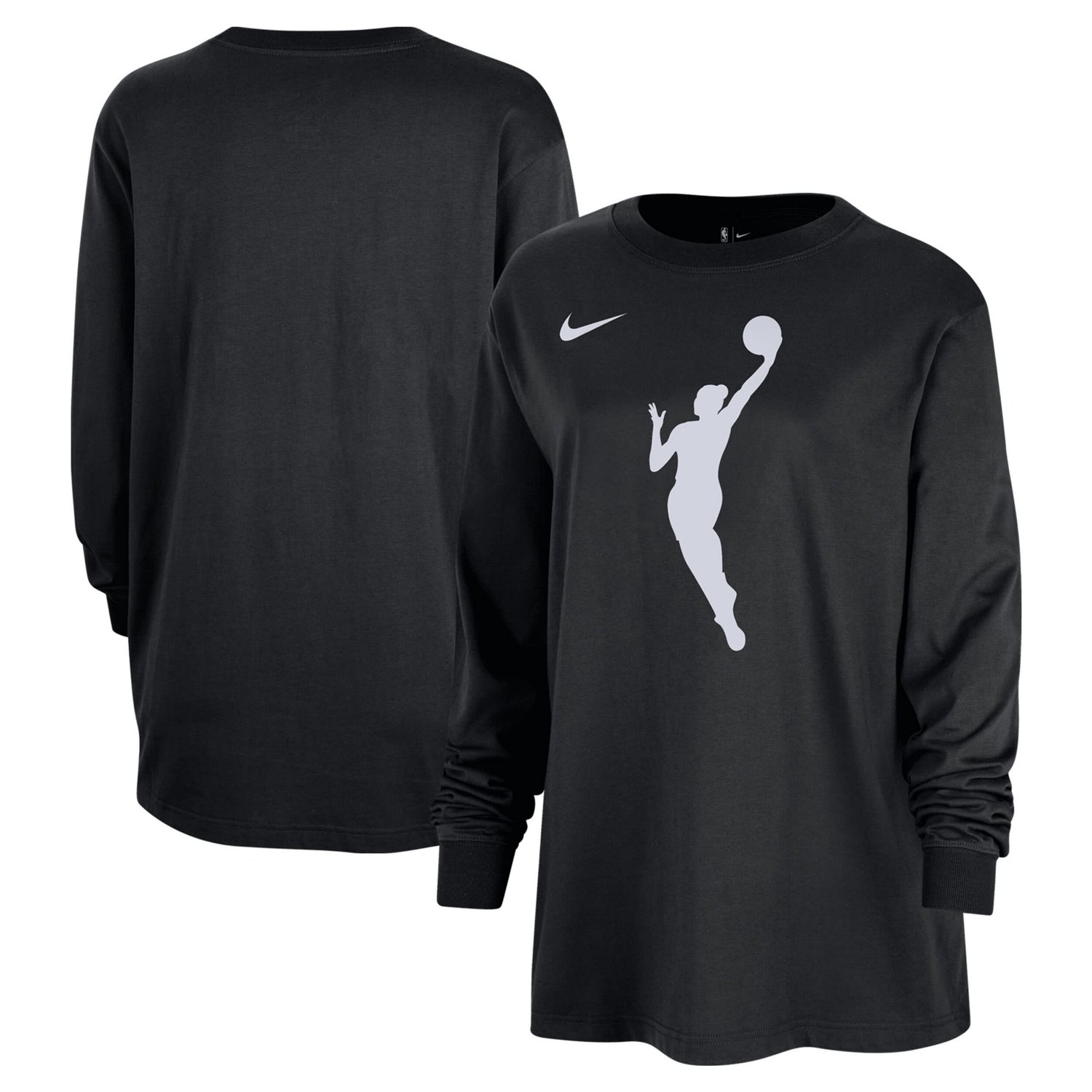 Nike WNBA Jumpwoman Logo Boyfriend Oversized Long Sleeve T-Shirt