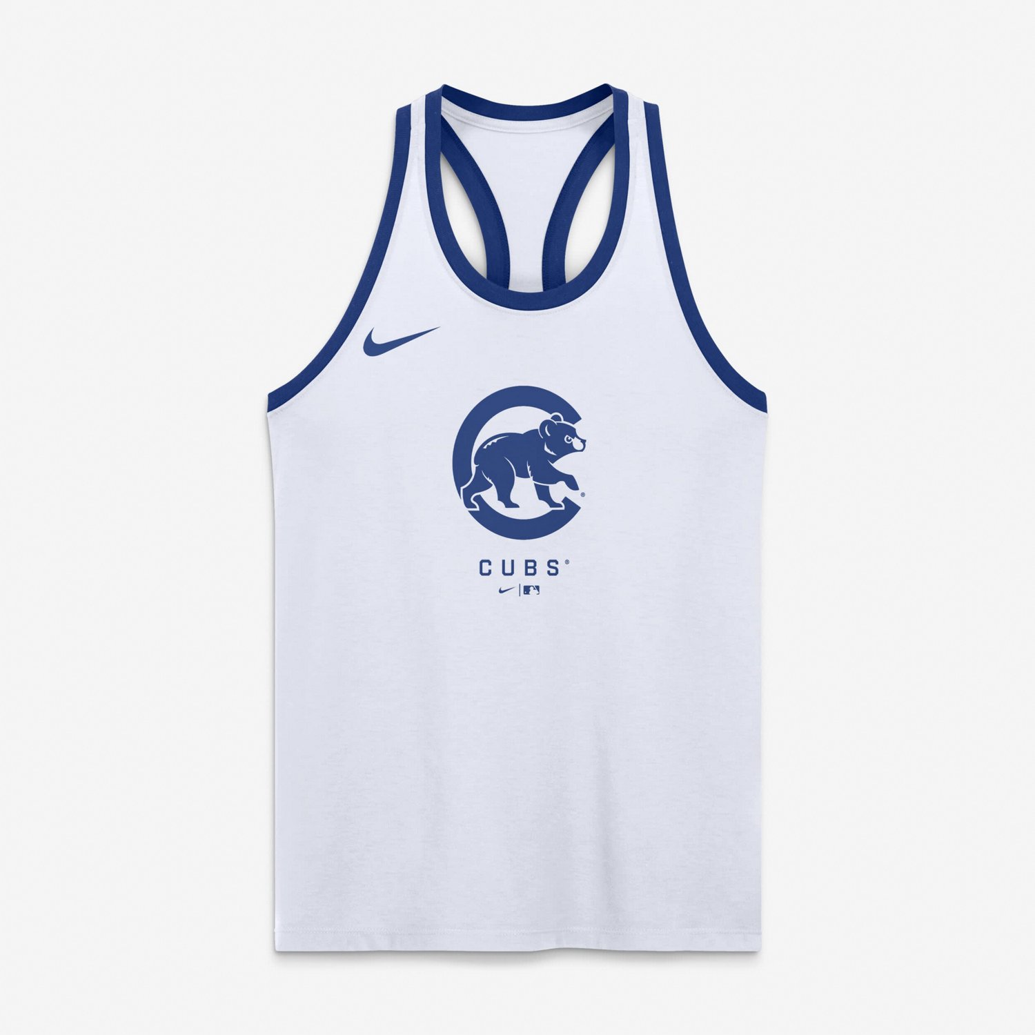 Nike Chicago Cubs Tri-Blend Dri-FIT Racerback Tank Top