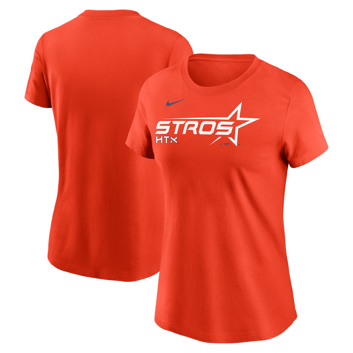Nike Women's Houston Astros City Connect Wordmark Tee V2 - view number 3