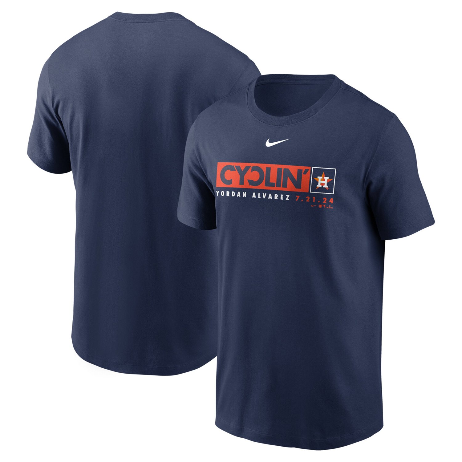 Nike Yordan Alvarez Houston Astros Hit For The Cycle T-Shirt - view number 1