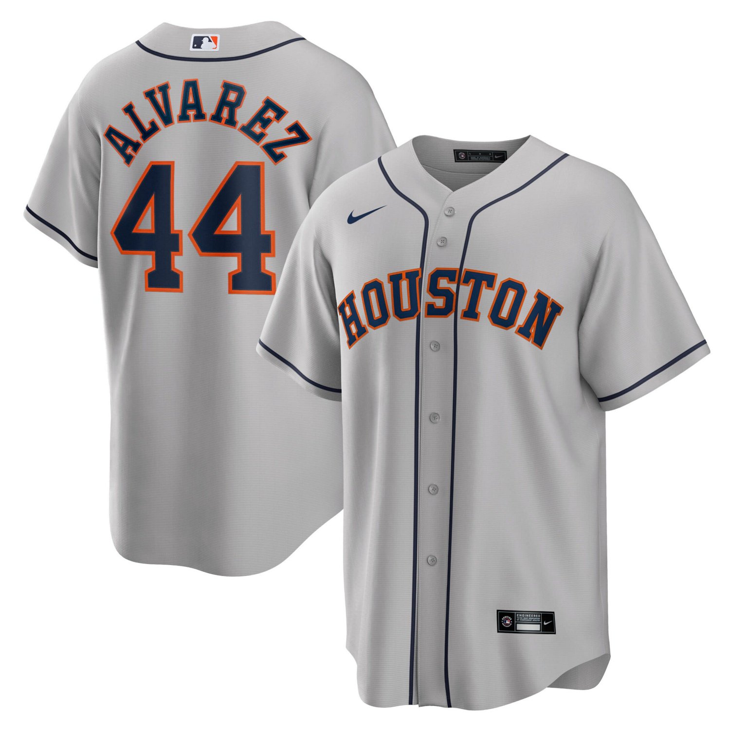 Nike Yordan lvarez Houston Astros Road Replica Player Jersey - view number 1