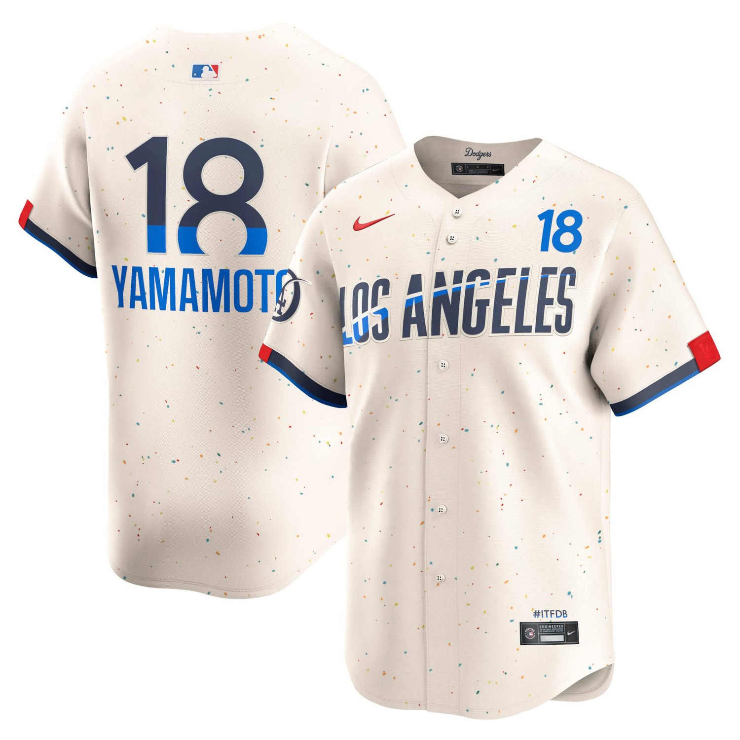 Nike Yoshinobu Yamamoto Los Angeles Dodgers City Connect Limited Player Jersey