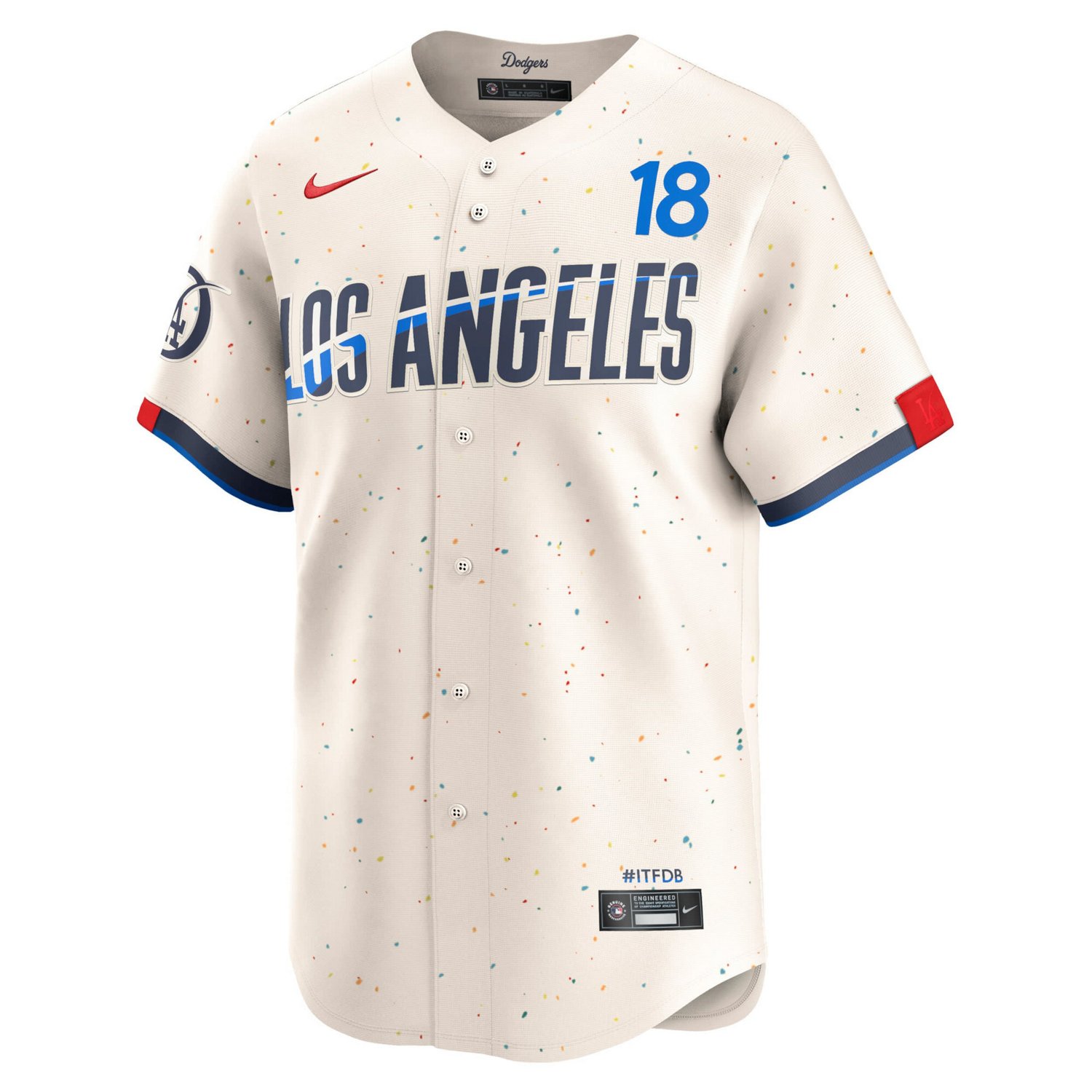 Nike Yoshinobu Yamamoto Los Angeles Dodgers City Connect Limited Player Jersey - view number 2