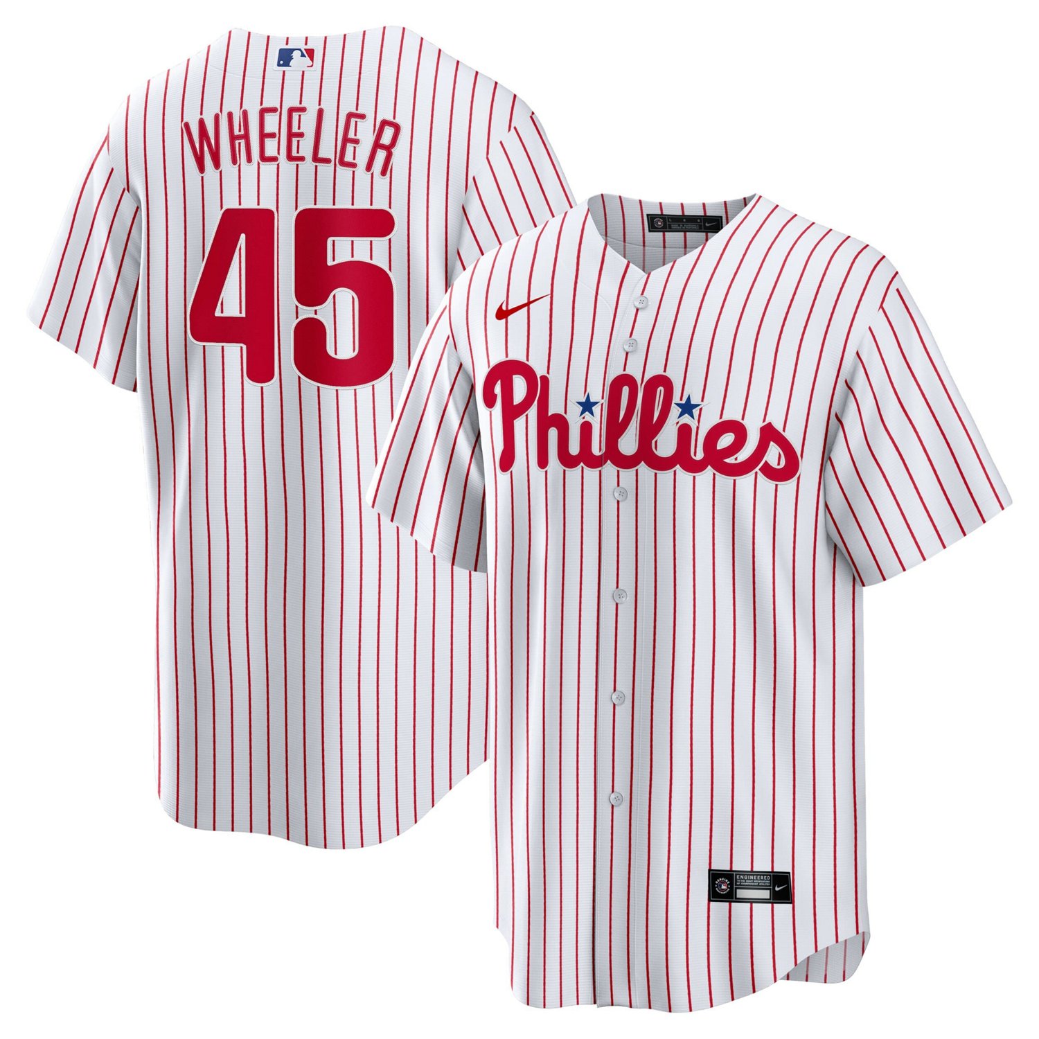 Nike Zack Wheeler Philadelphia Phillies Home Replica Jersey - view number 1