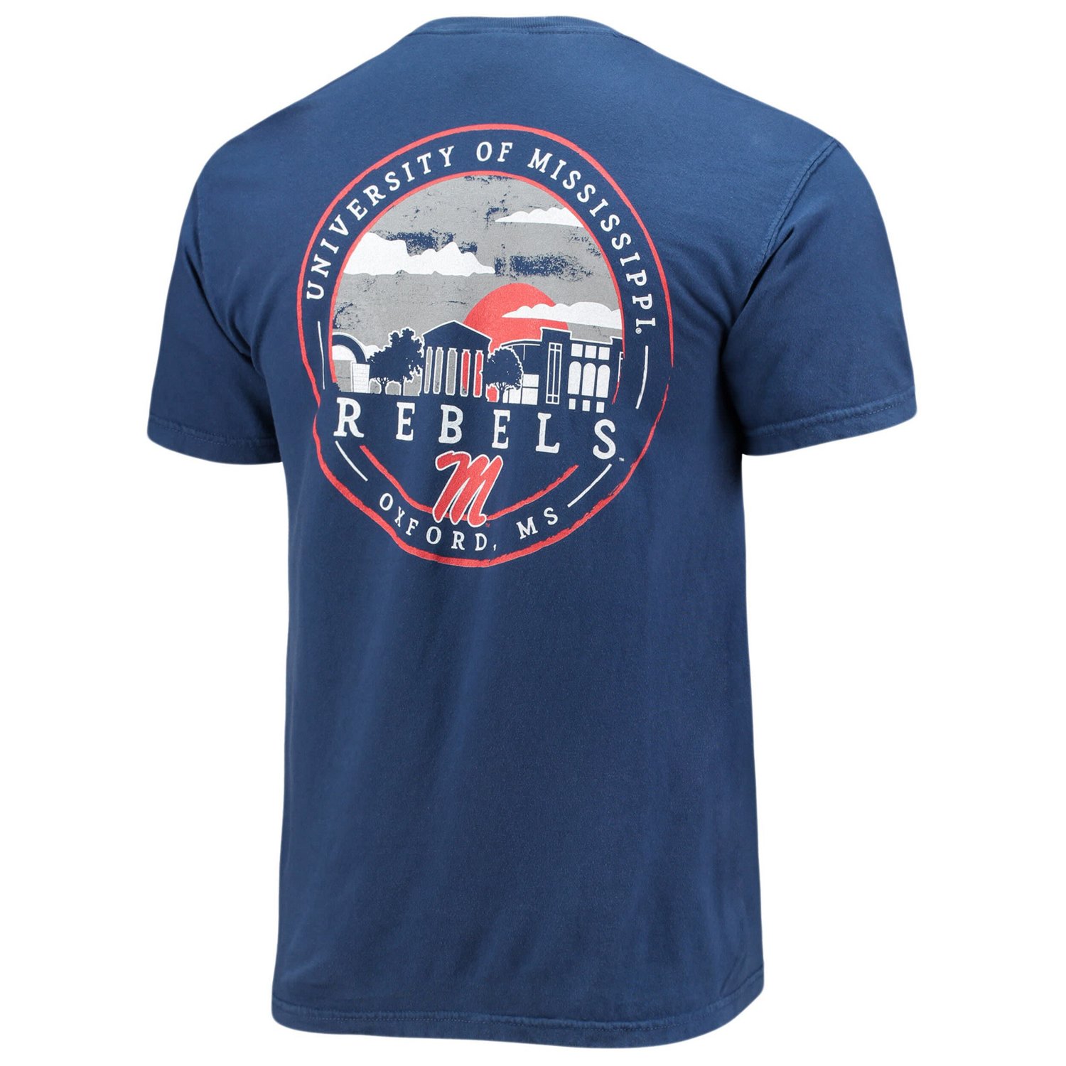Ole Miss Rebels Circle Campus Scene T-Shirt - view number 3