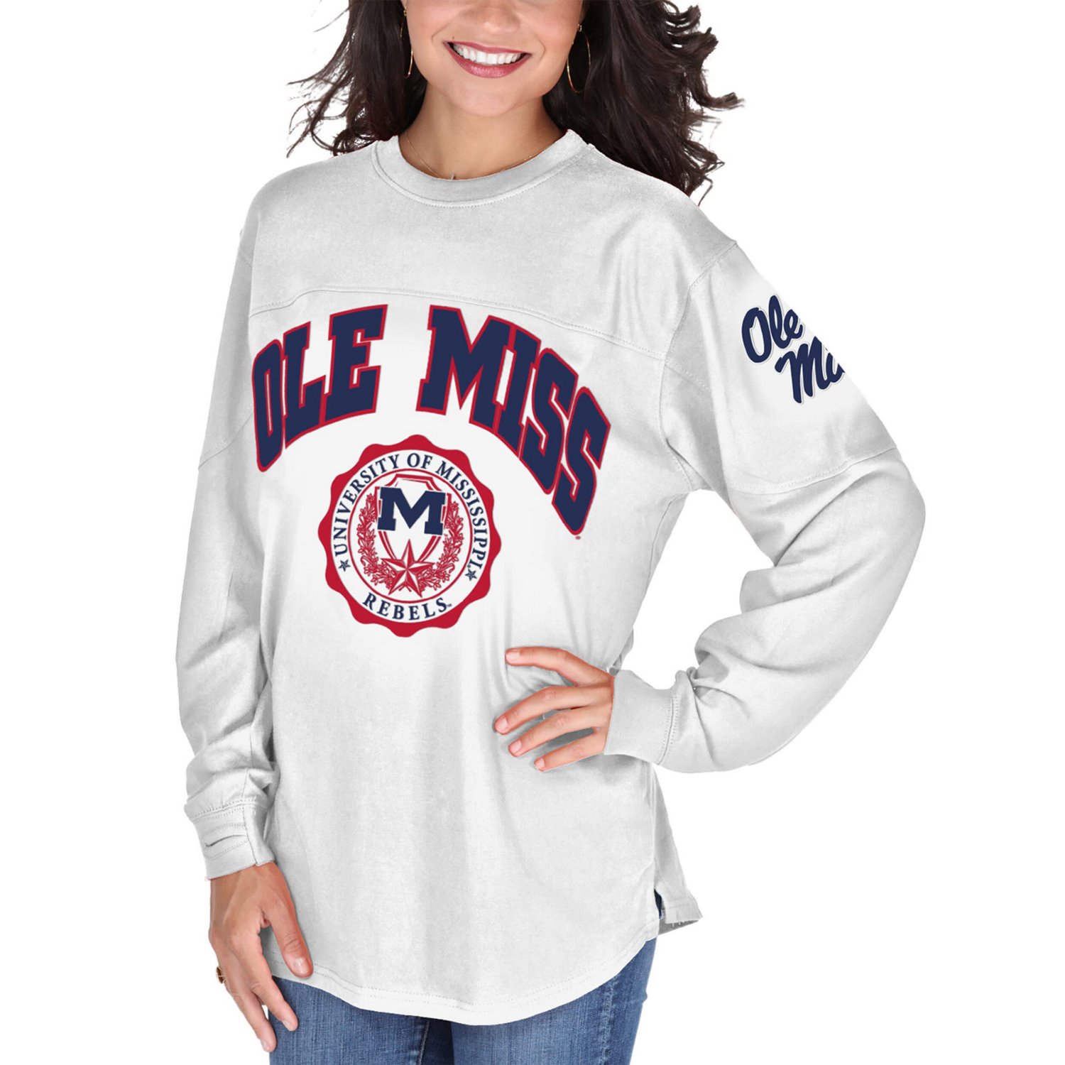 Ole Miss Rebels Edith Long Sleeve T-Shirt - view number 2
