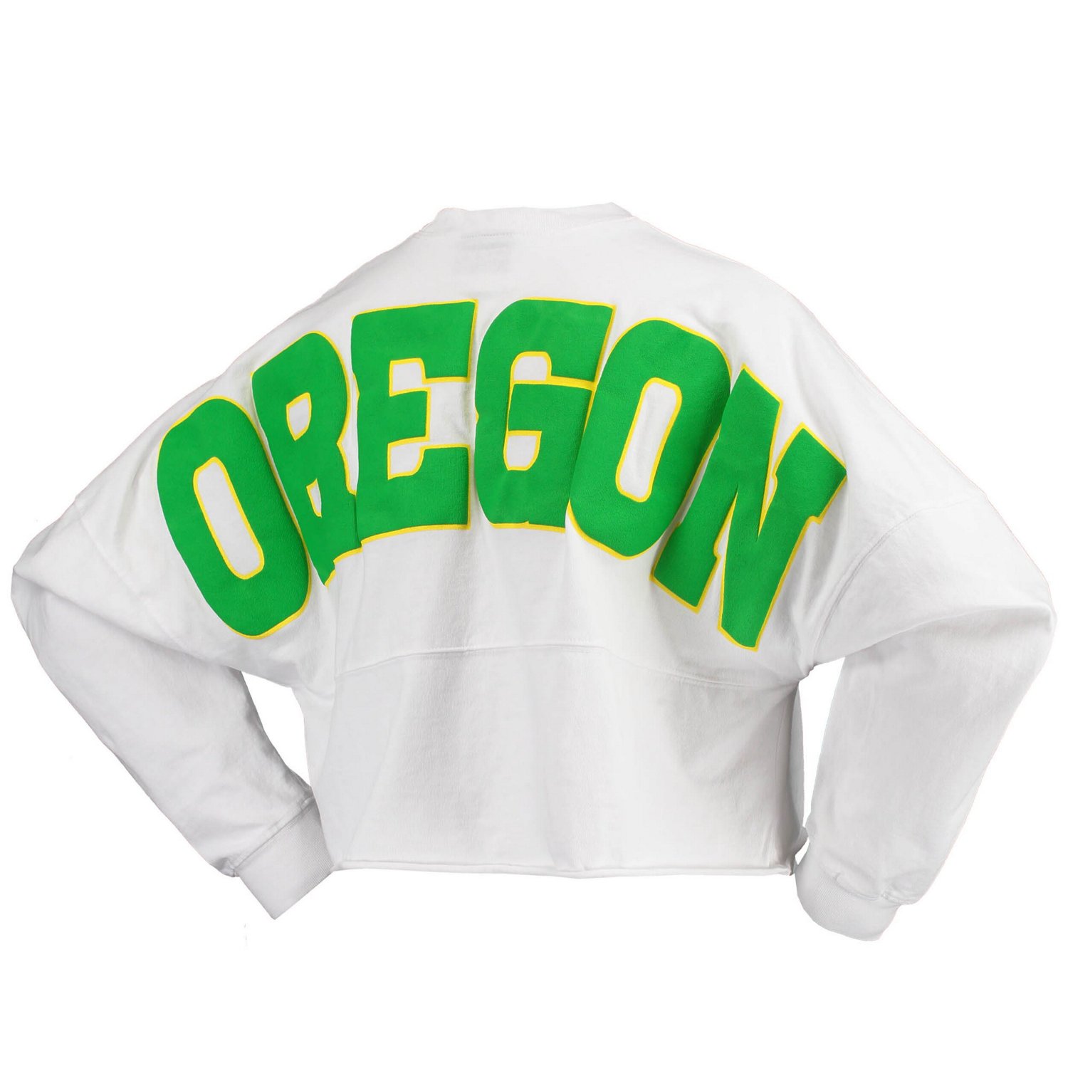 Oregon Ducks Laurels Crop Long Sleeve T-Shirt - view number 3