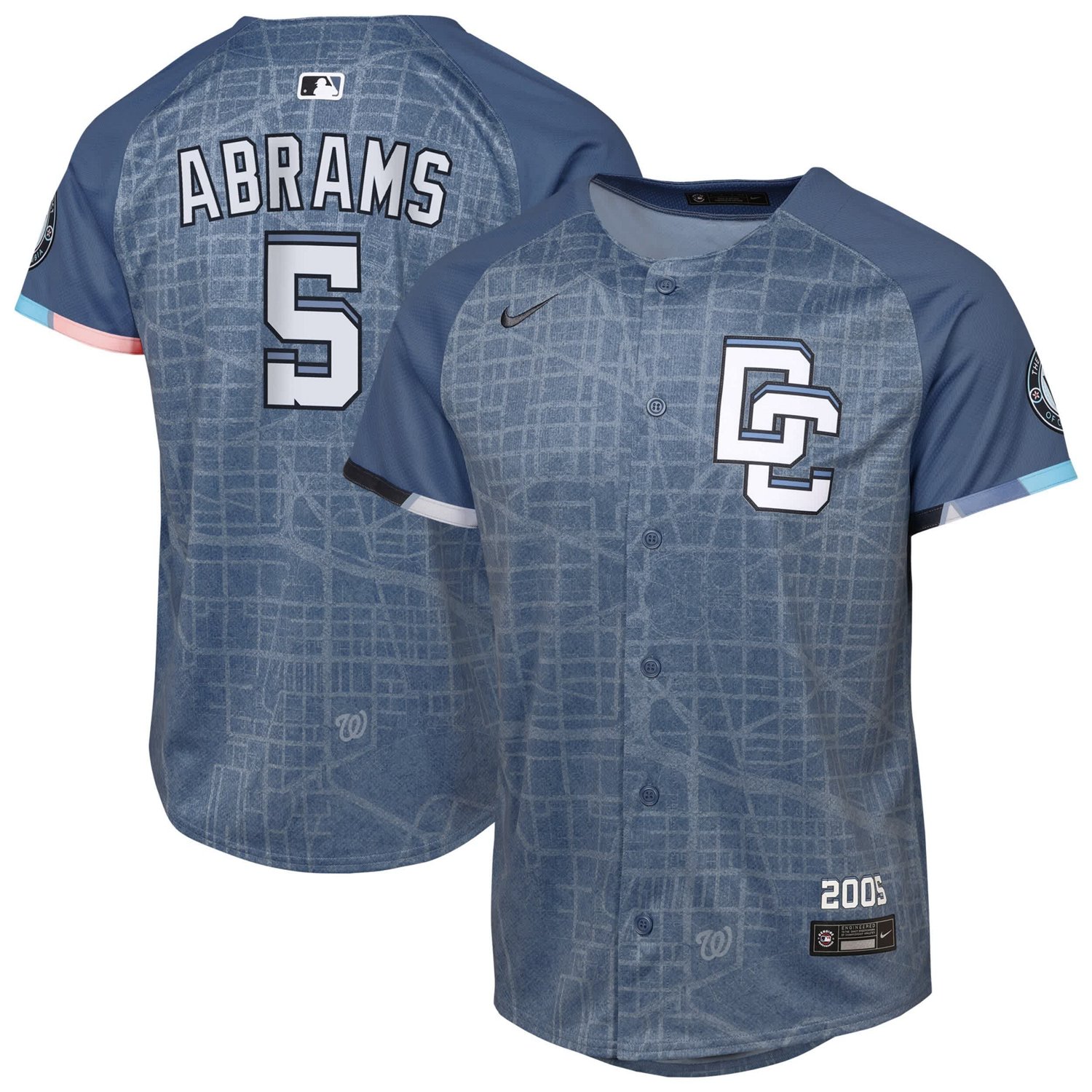 Youth Nike CJ Abrams Washington Nationals City Connect 2025 Limited Jersey
