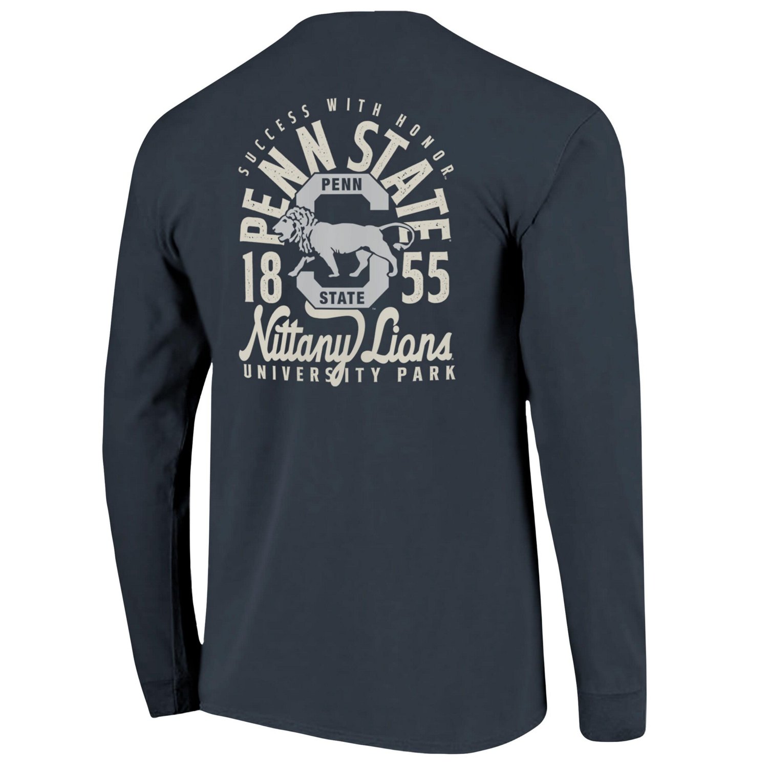Penn State Nittany Lions Comfort Colors Mascot Overlay Long Sleeve T-Shirt - view number 3