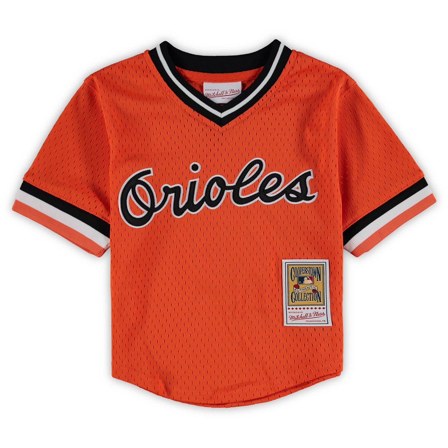 Preschool  Mitchell  Ness Cal Ripken Jr Baltimore Orioles Cooperstown Collection Mesh Batting Practice Jersey - view number 2