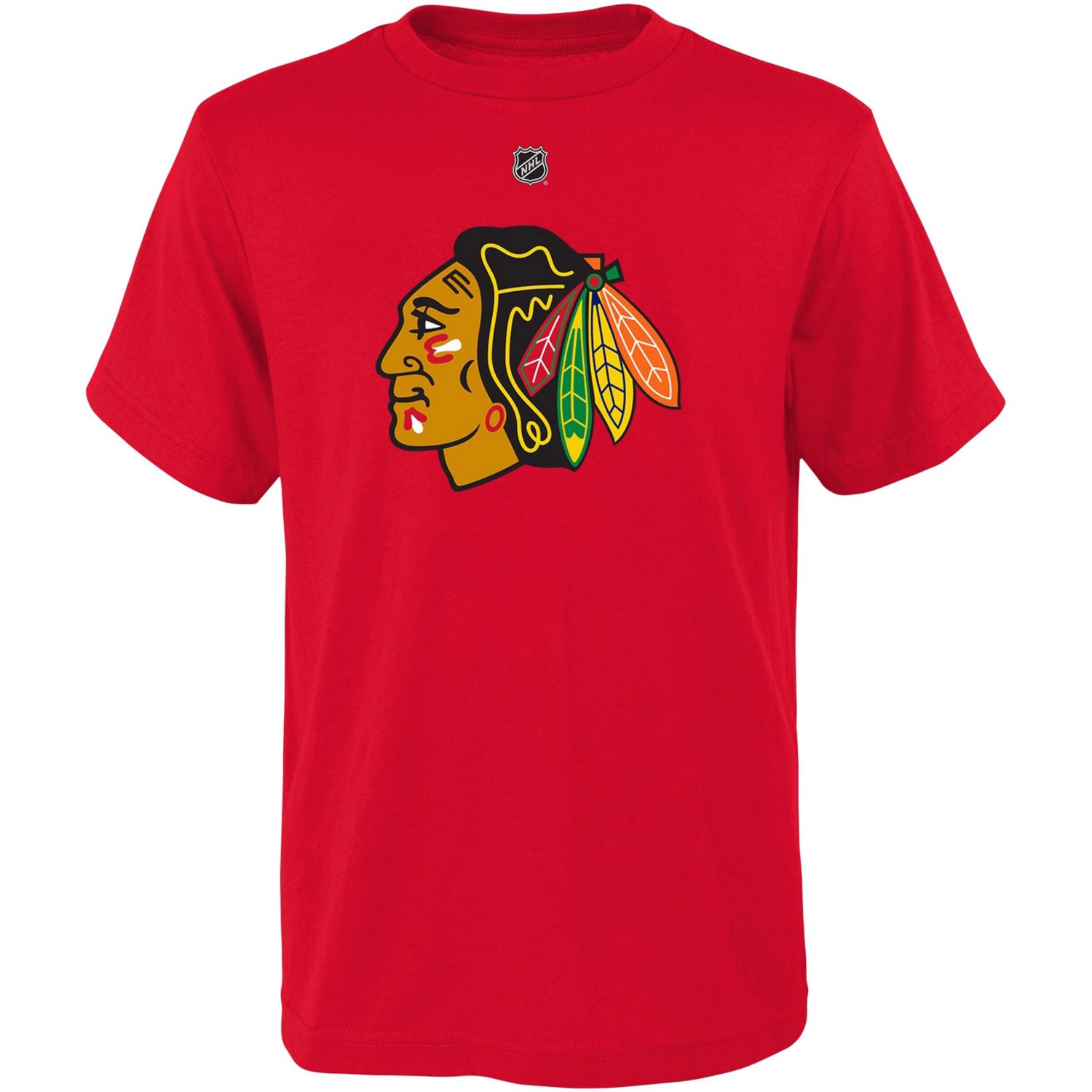 Preschool Connor Bedard Chicago Blackhawks Authentic Stack Name  Number T-Shirt - view number 2