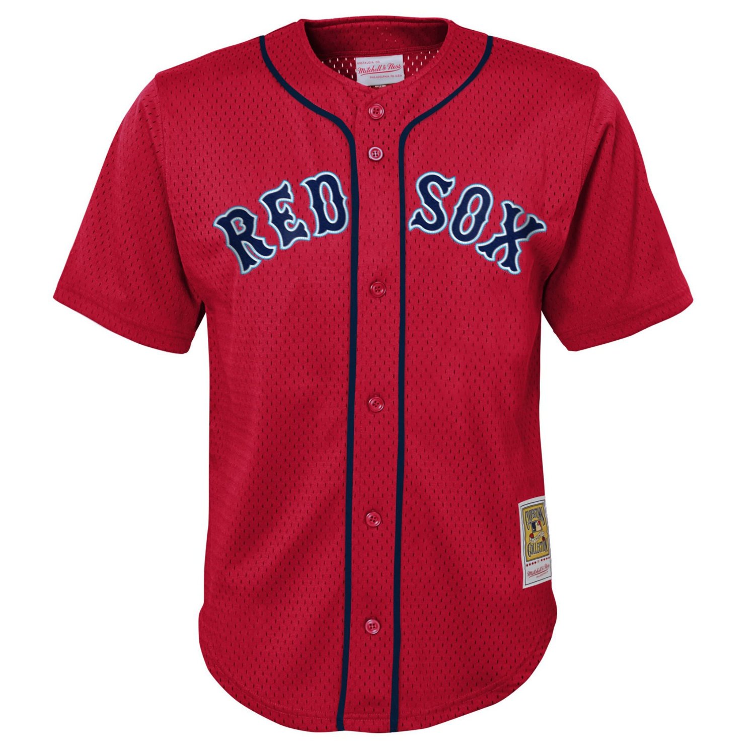 Preschool Mitchell  Ness David Ortiz Boston Sox Cooperstown Collection Mesh Batting Practice Jersey