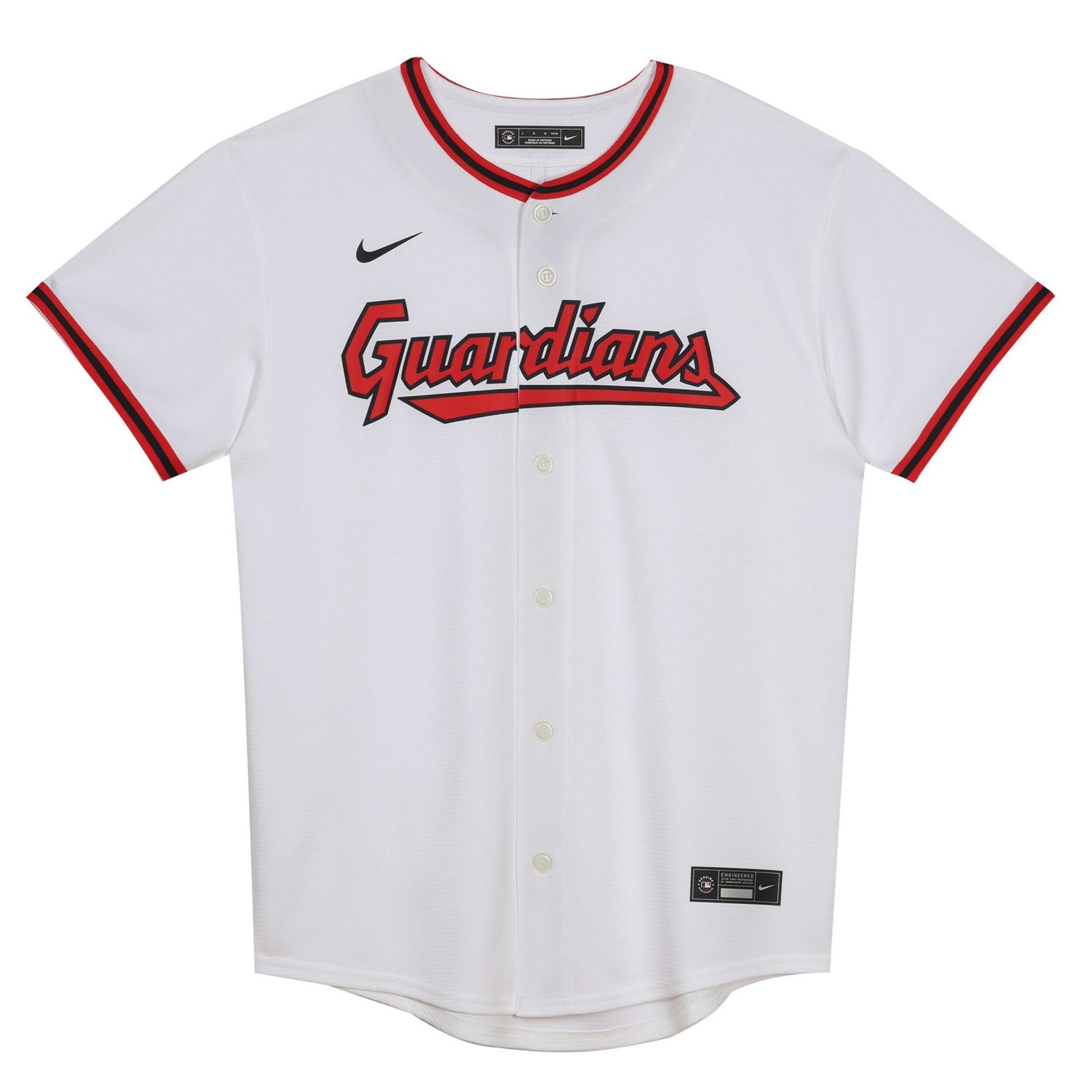 Preschool Nike Cleveland Guardians Home Blank Replica Jersey - view number 2