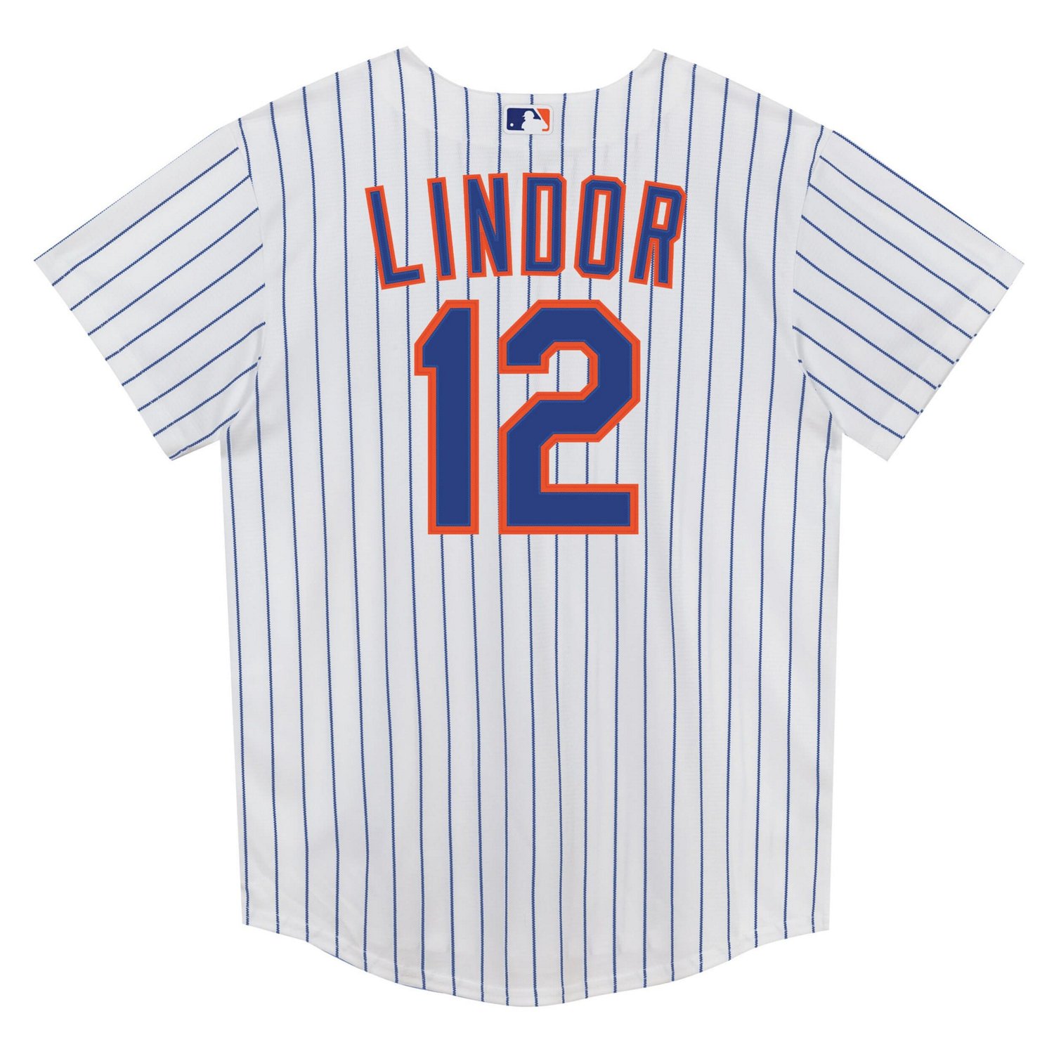 Preschool Nike Francisco Lindor New York Mets Home Replica Player Jersey - view number 3
