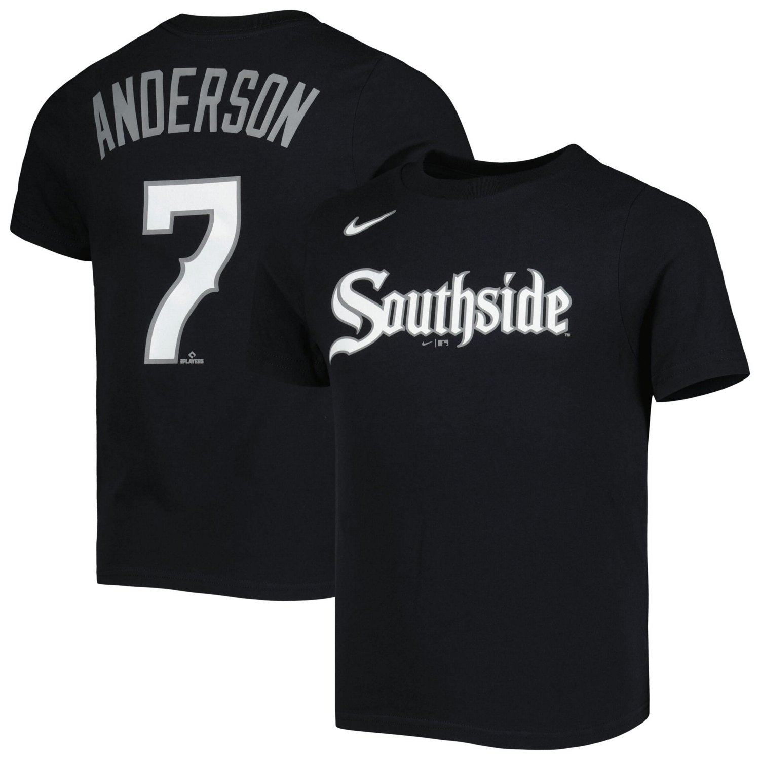 Preschool Nike Tim Anderson Chicago White Sox City Connect Name  Number T-Shirt