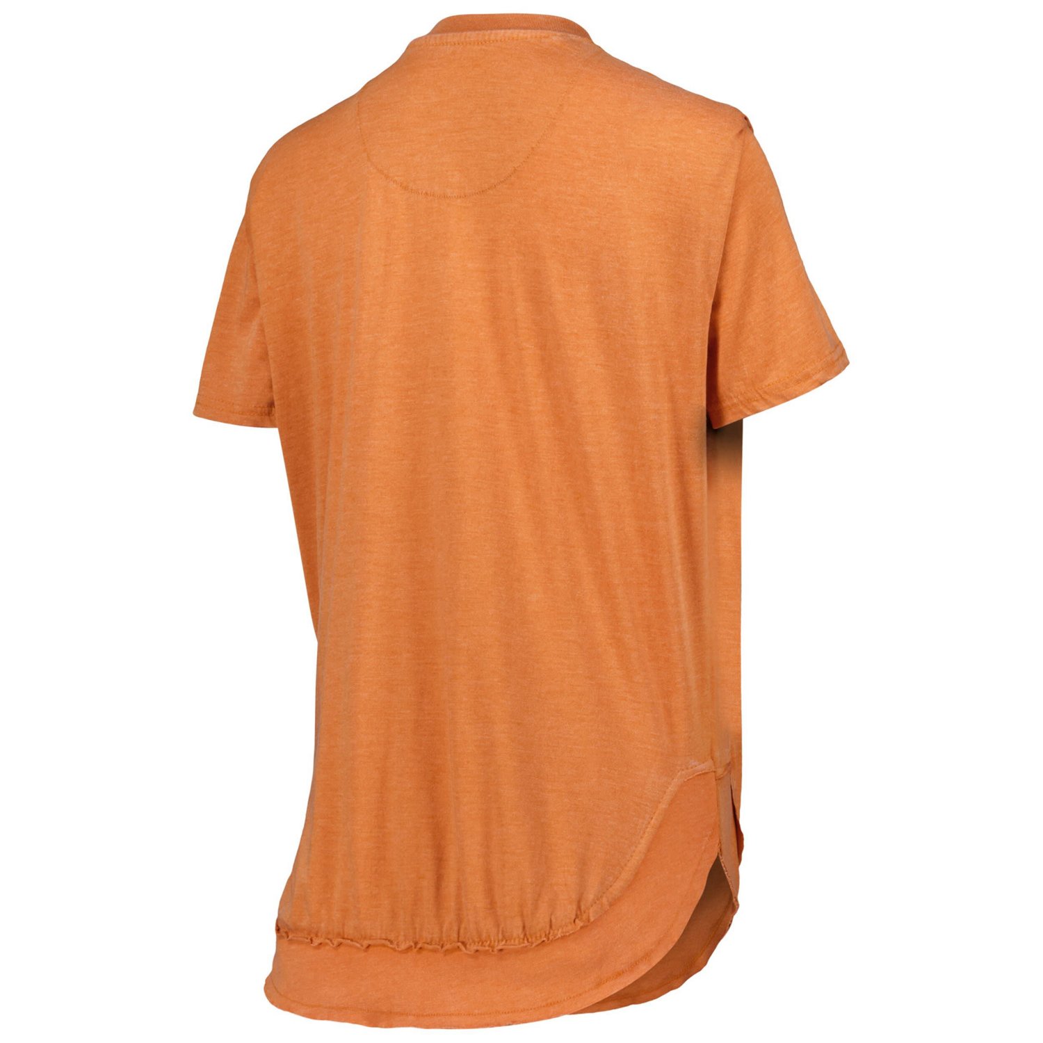 Pressbox Burnt Texas Longhorns Arch Poncho T-Shirt