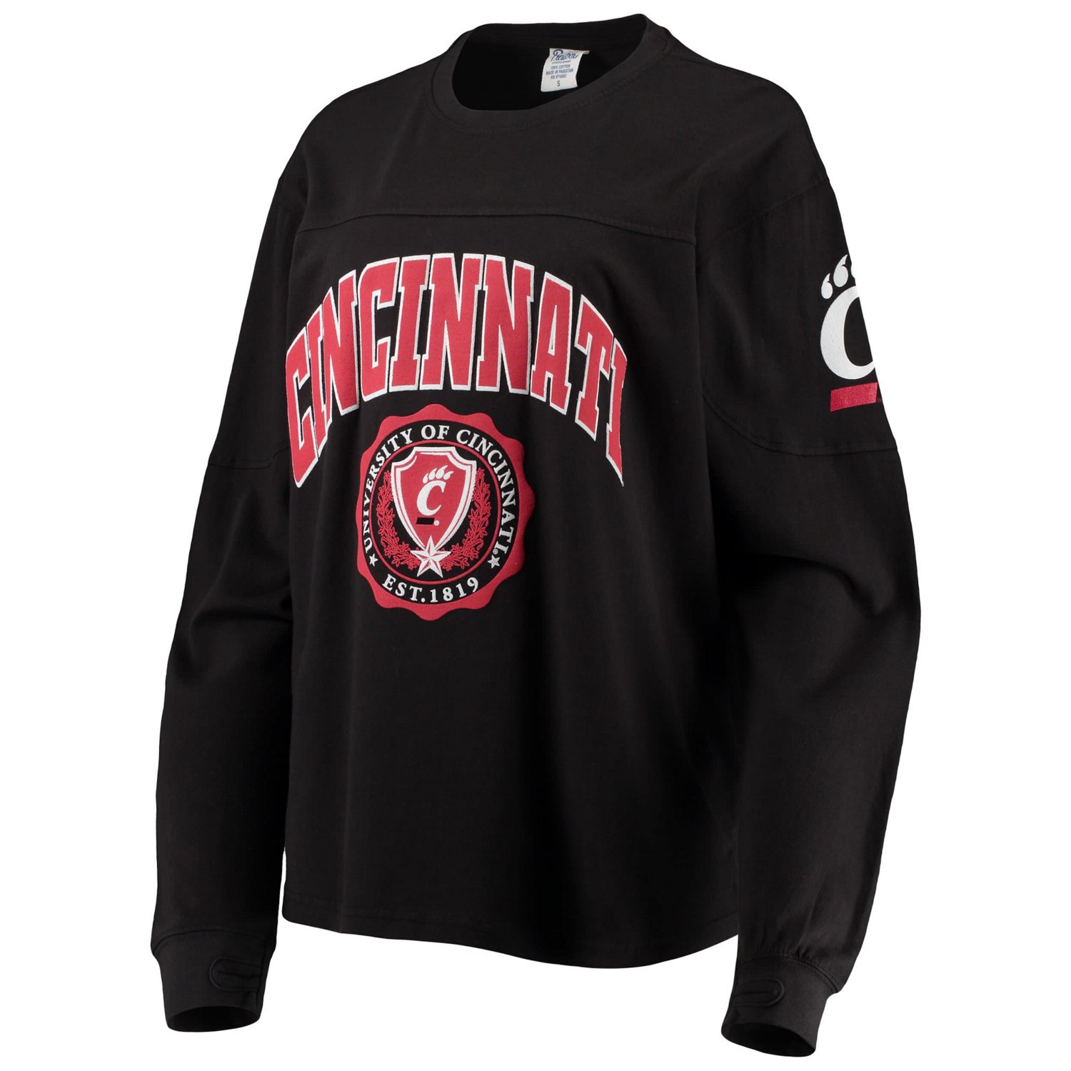 Pressbox Cincinnati Bearcats Edith Long Sleeve T-Shirt - view number 2